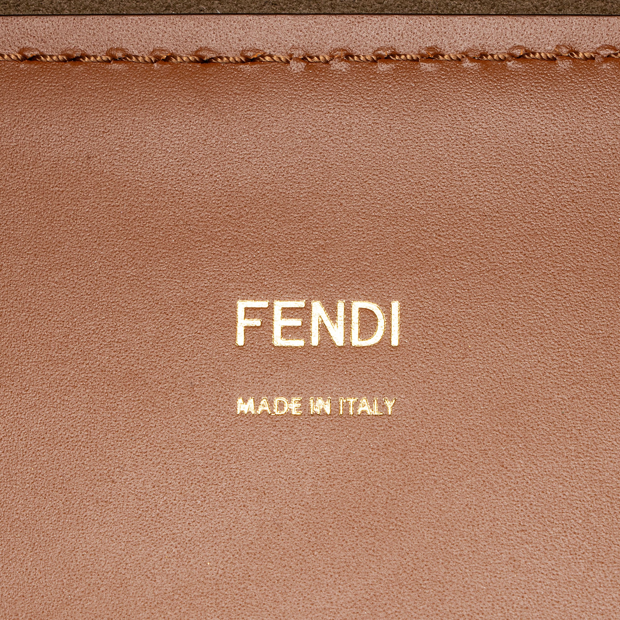 Fendi Leather Sunshine Medium Shopper Tote