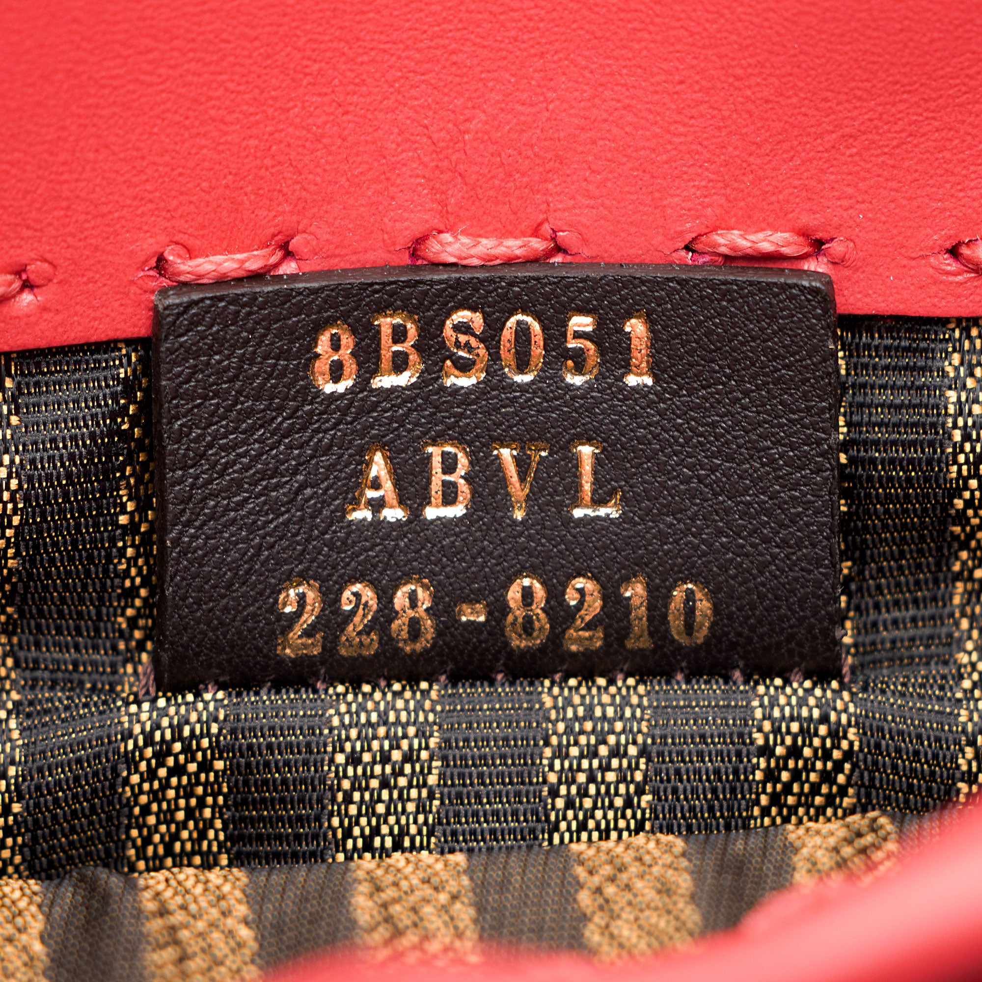 Fendi Leather Sunshine Mini Shopper Tote