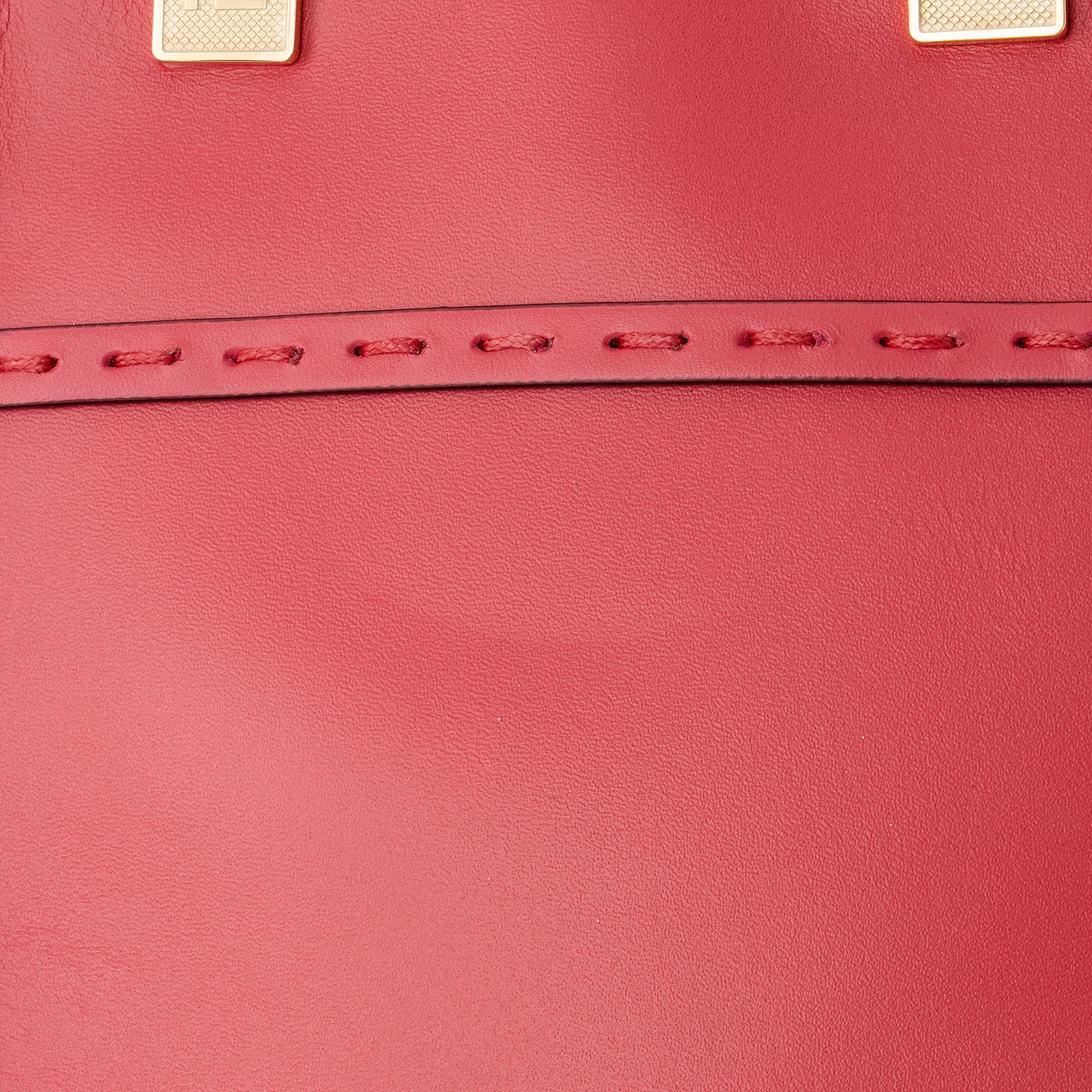 Fendi Leather Sunshine Mini Shopper Tote