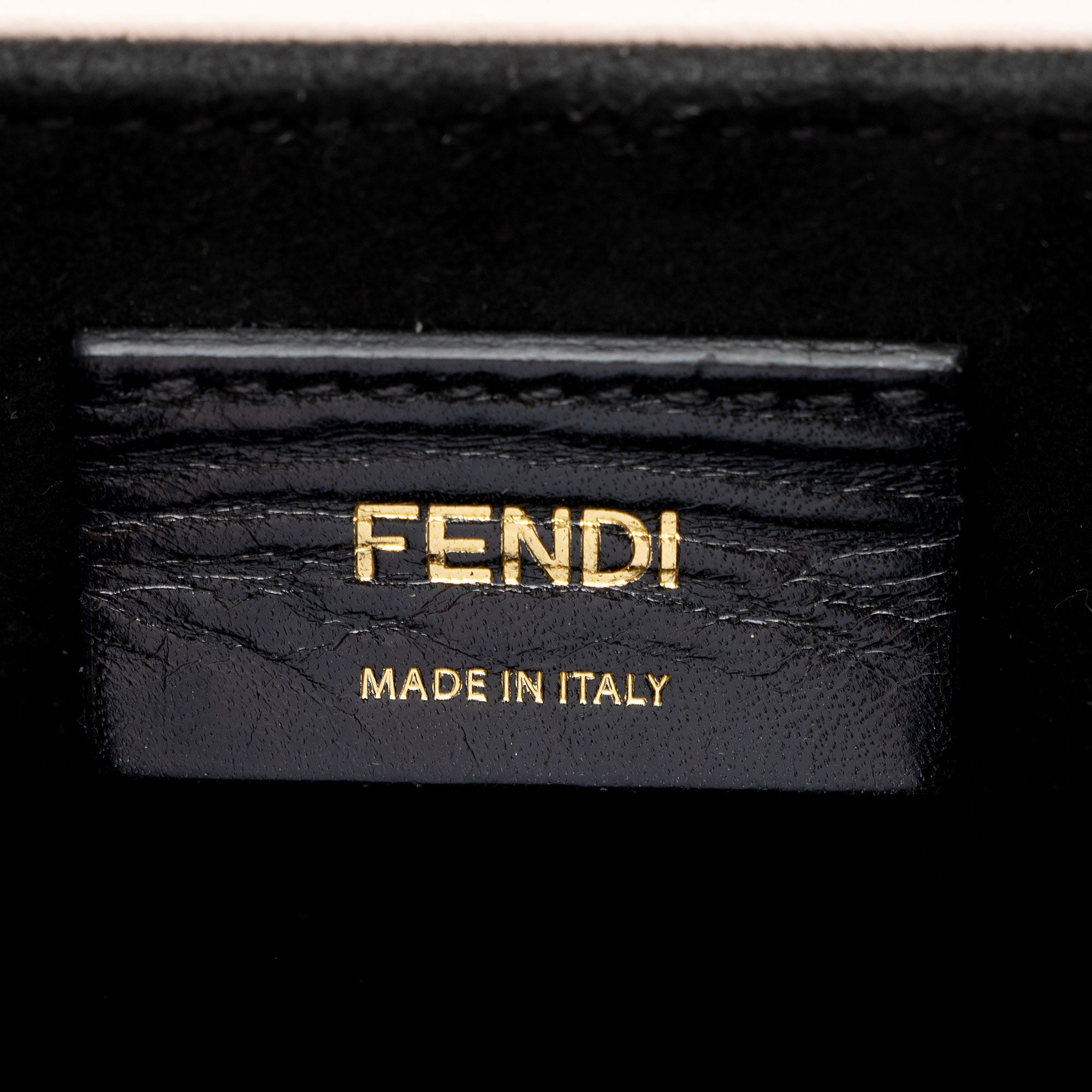 Fendi Leather Vertical Box Shoulder Bag