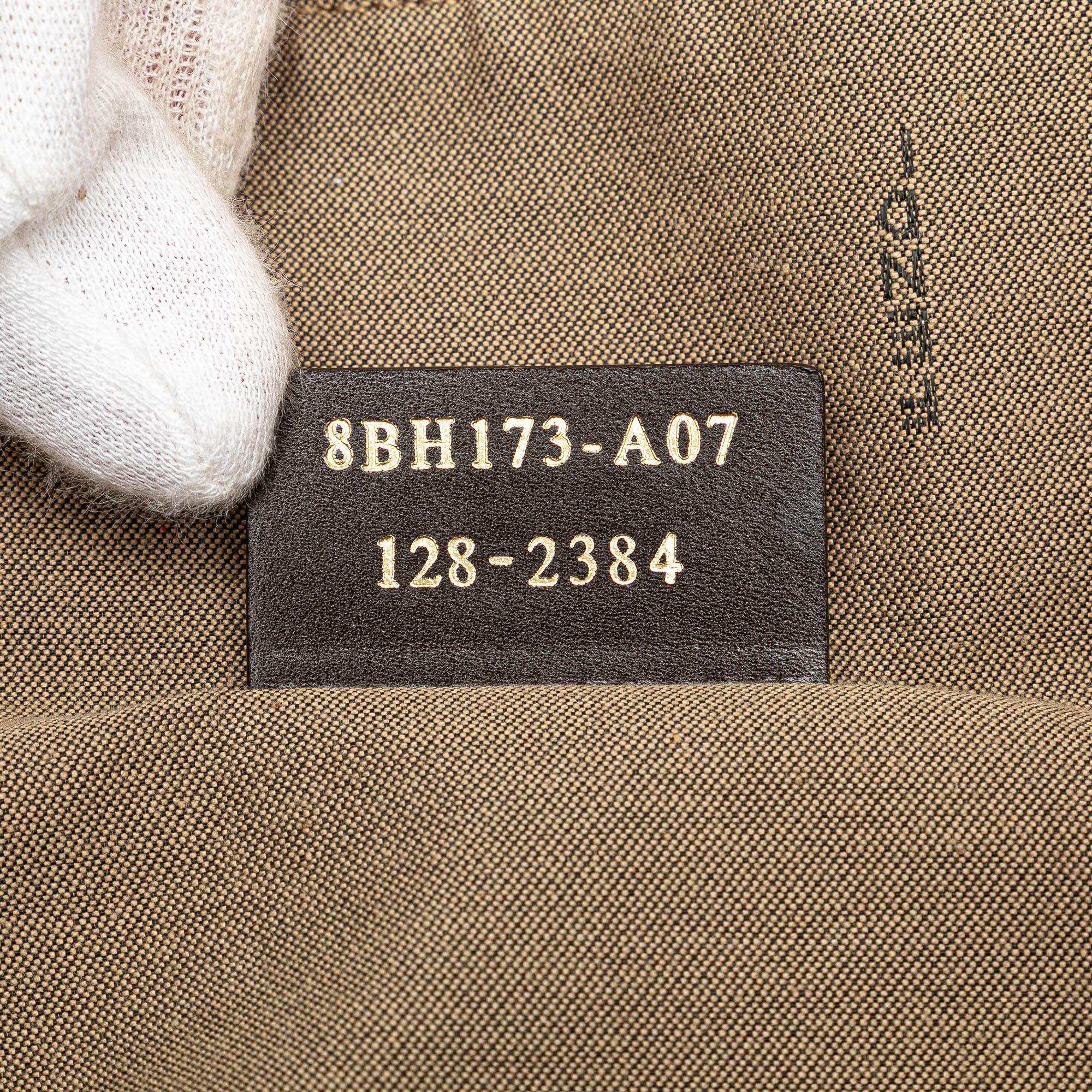 Fendi Leopard Print Canvas Shopper Tote