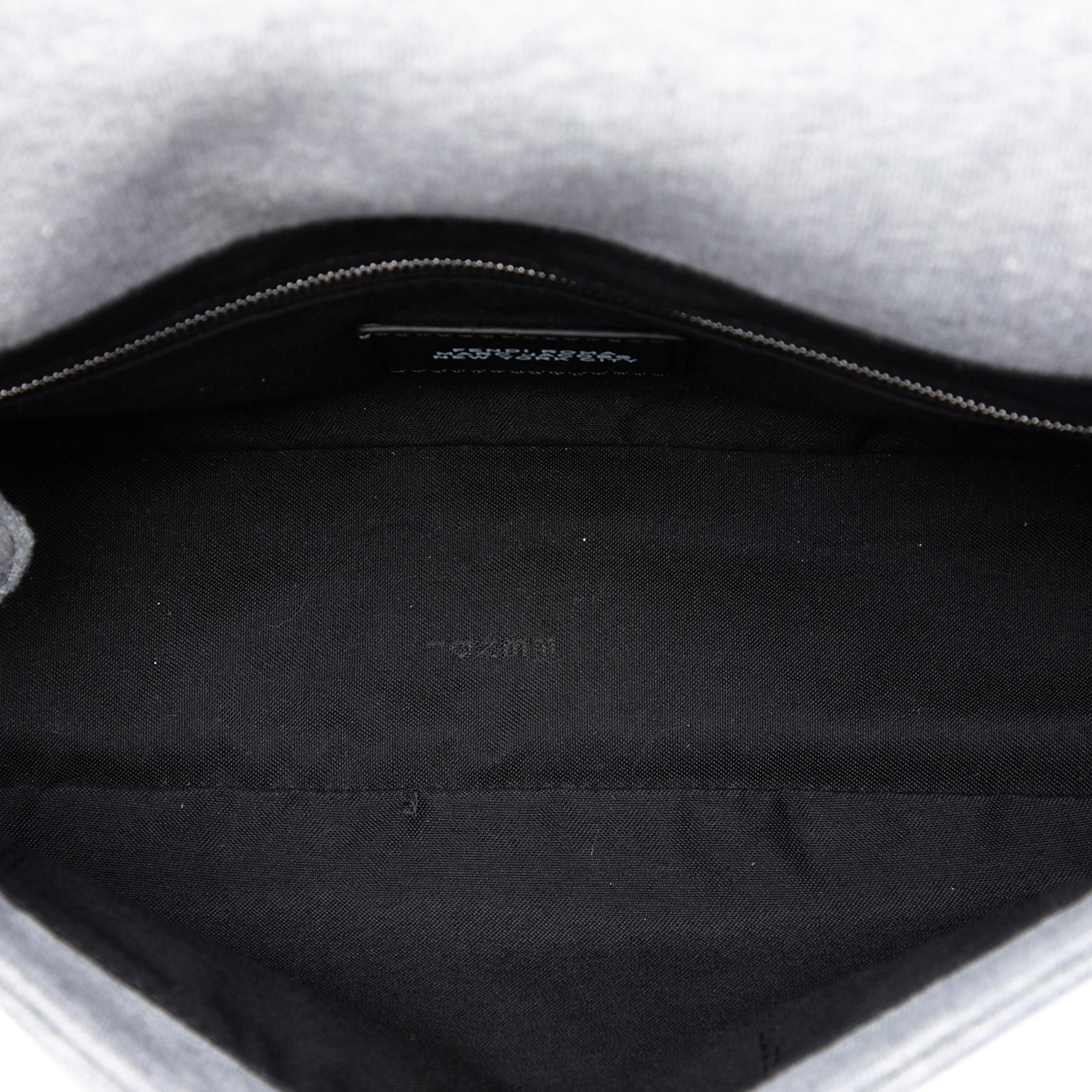 Fendi Marc Jacobs Medium Jersey Logo Baguette Satchel