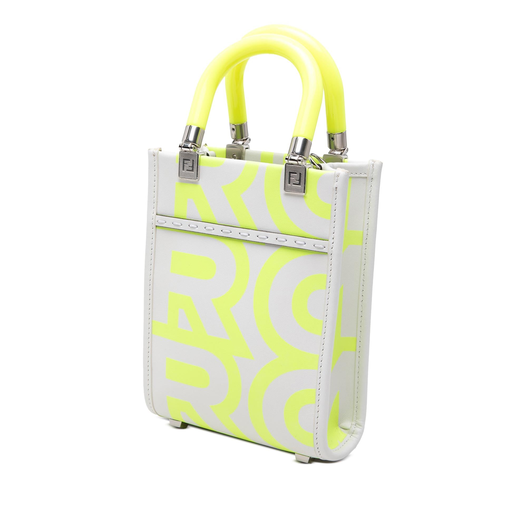 Fendi Marc Jacobs Mini Leather Sunshine Shopper Tote