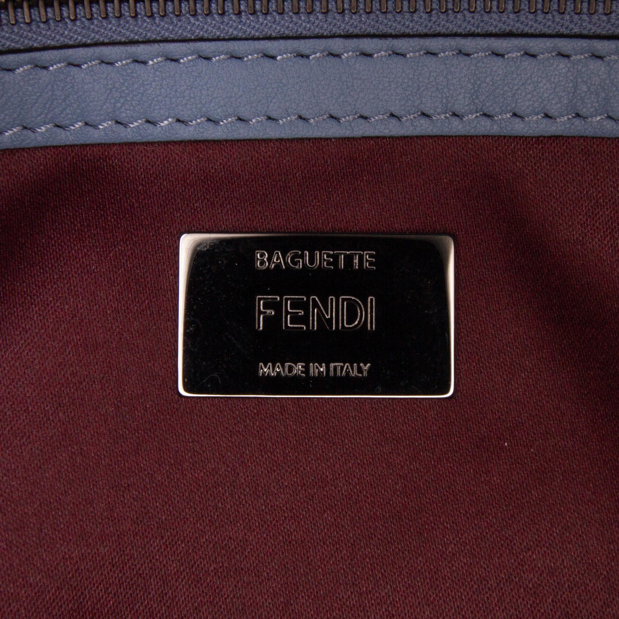 Fendi Medium Calfskin Waves Baguette
