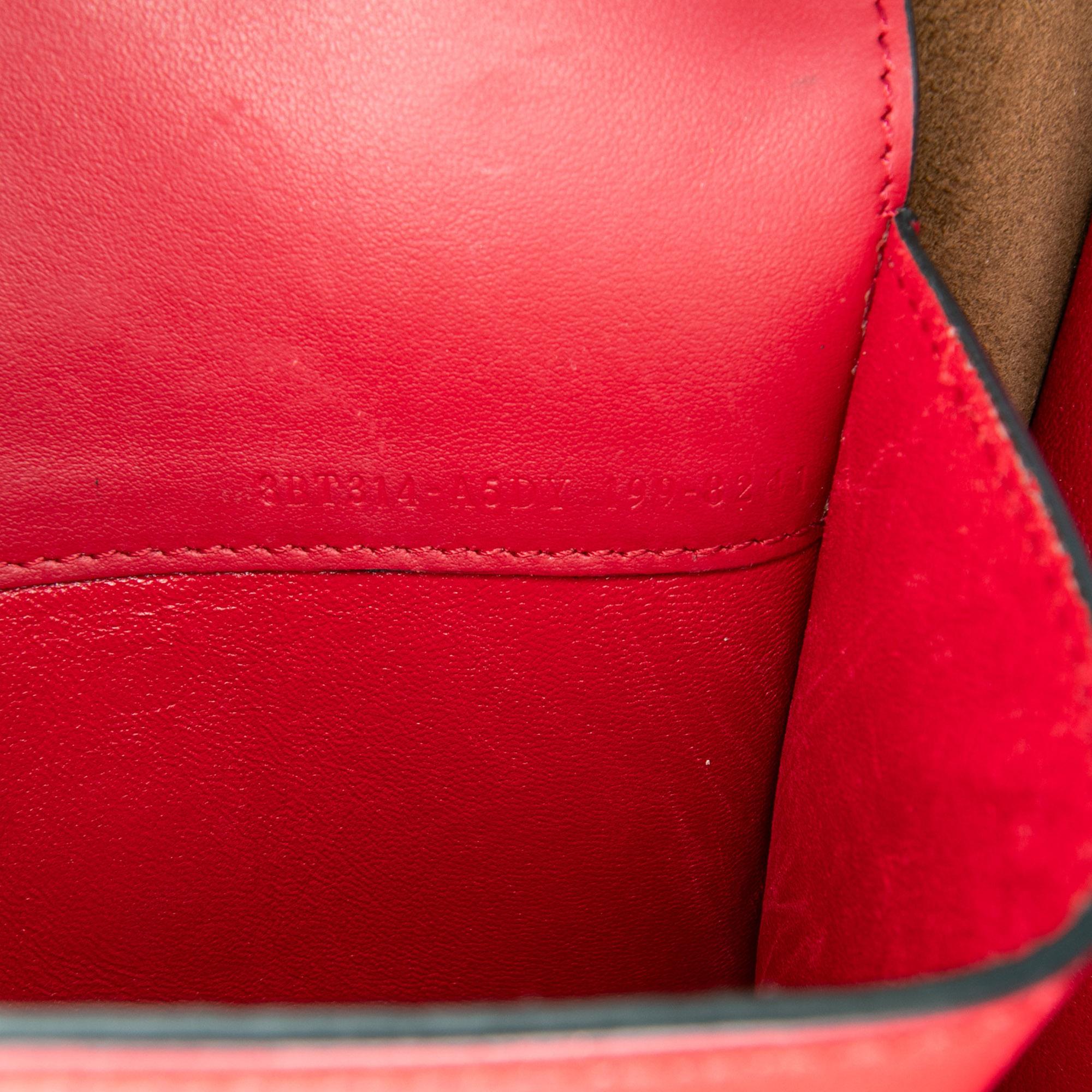 Fendi Medium Leather Kan U Shoulder Bag