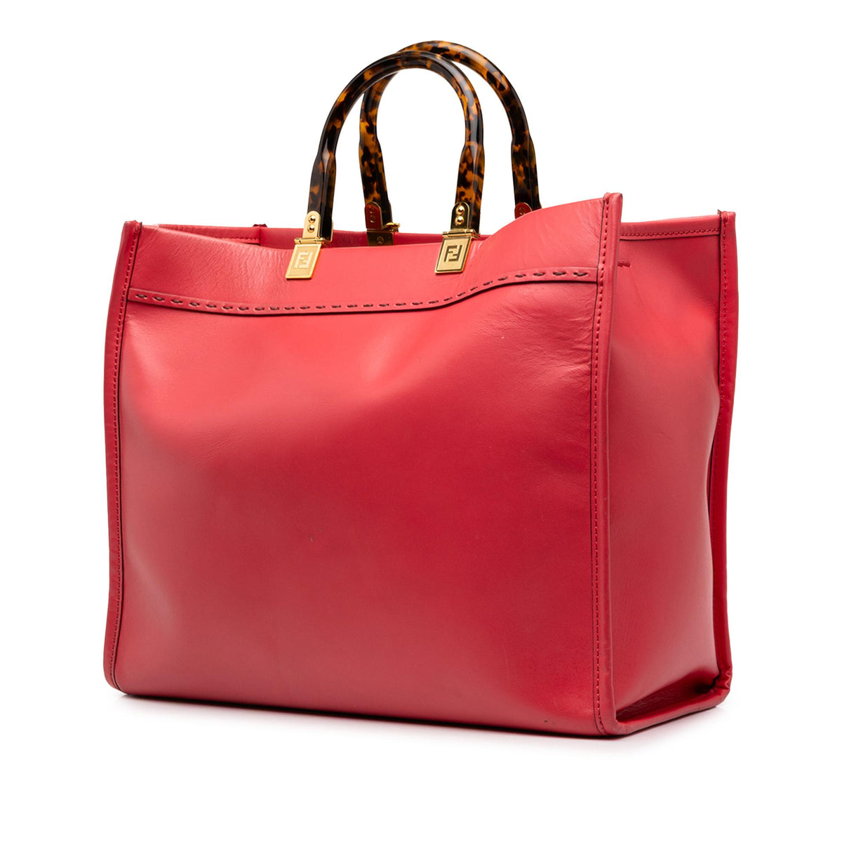 Fendi Medium Leather Sunshine Shopper Tote