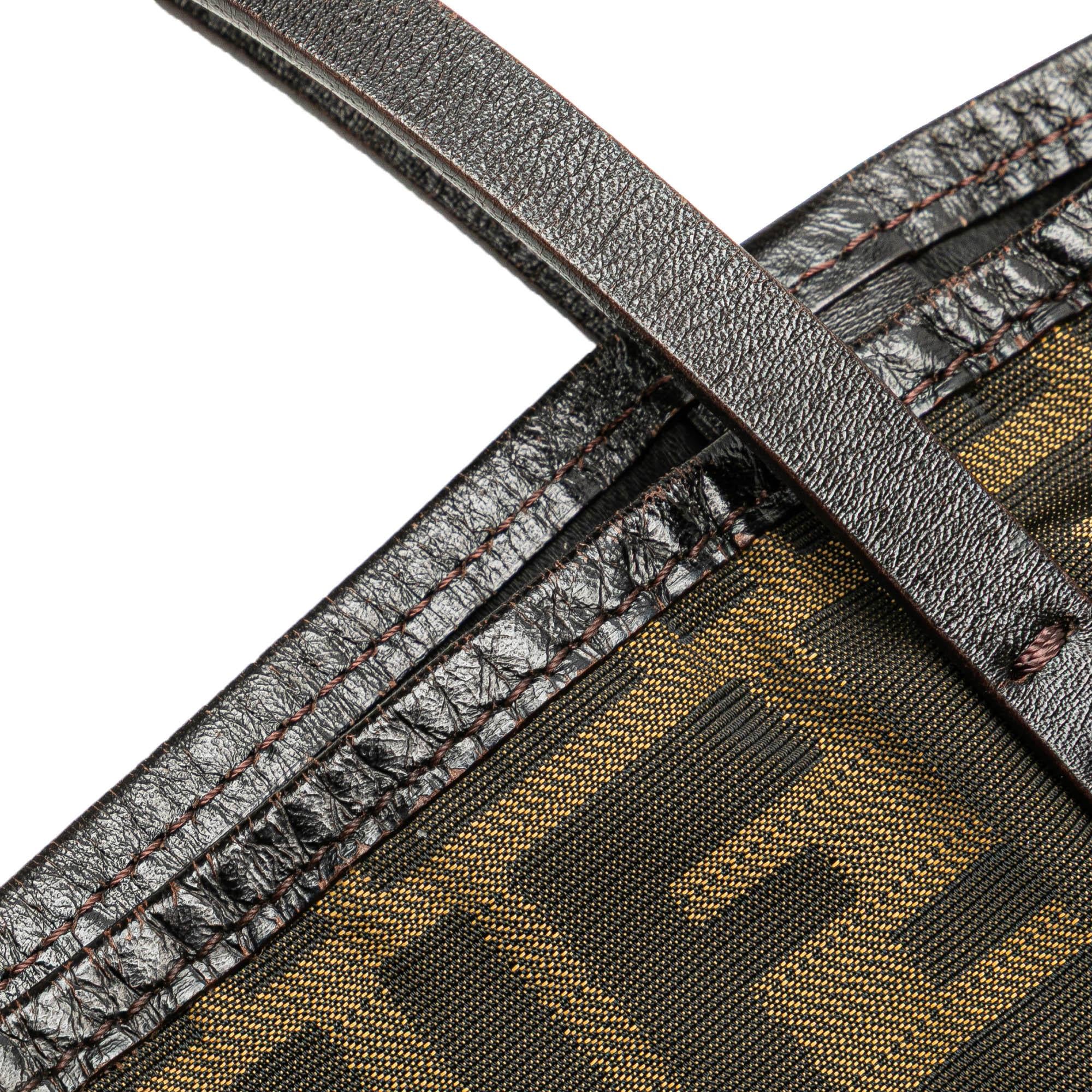 Fendi Medium Zucca Canvas Roll Tote