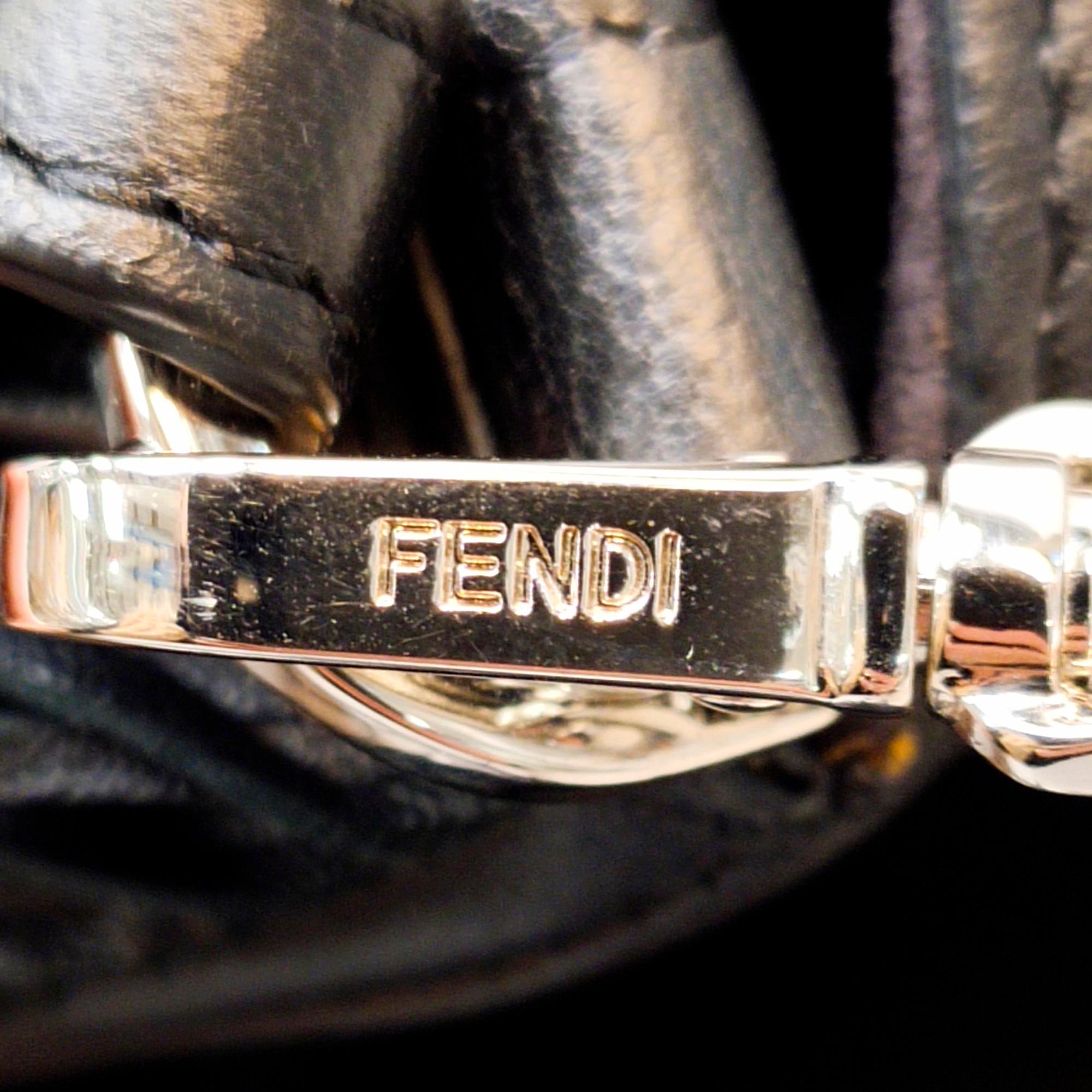 Fendi Micro Monster Fringe Baguette (SHG-iXWGzB)