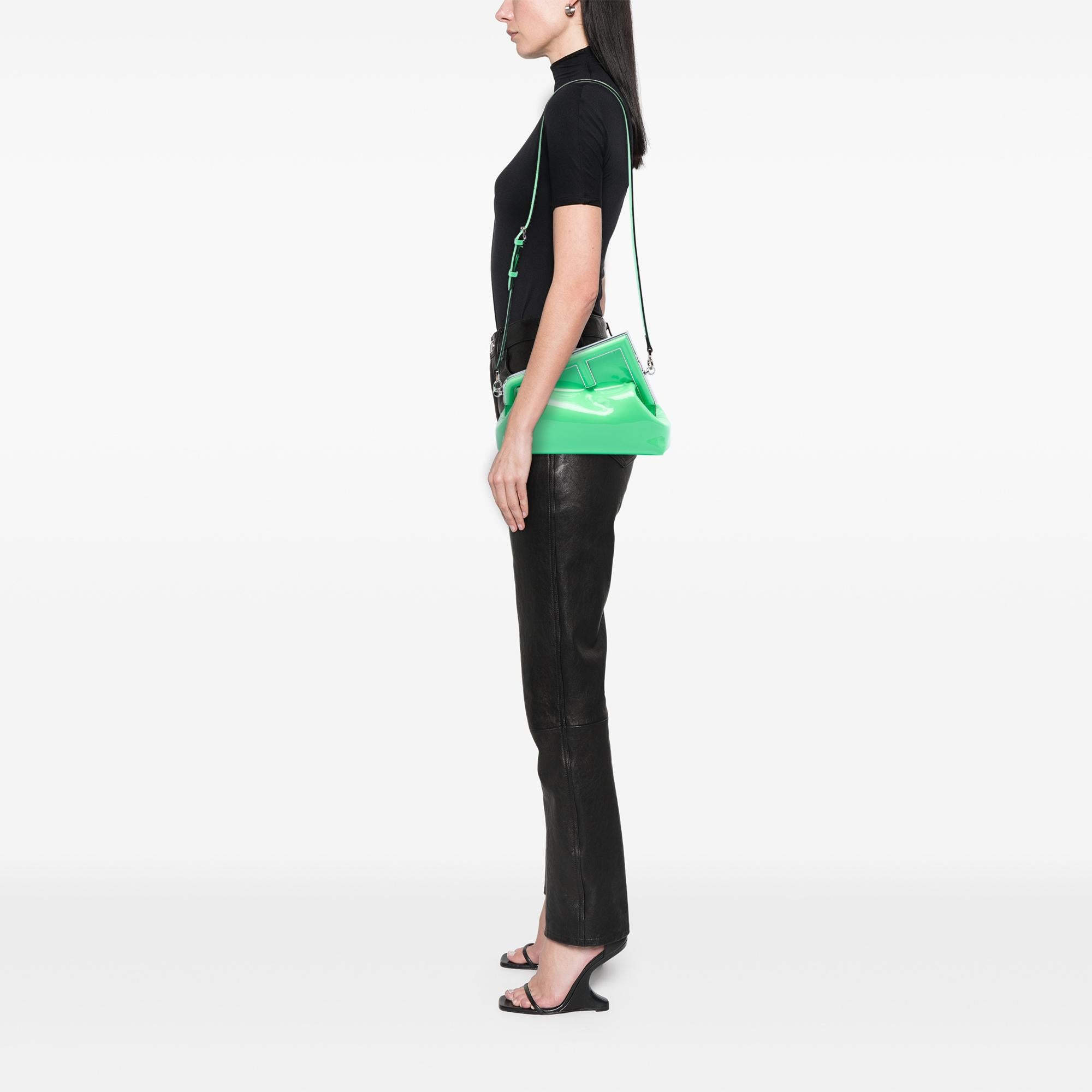 Fendi Midi Patent Fendi First Crossbody