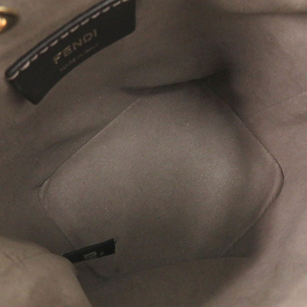 Fendi Mini Calfskin Mon Tresor Bucket Bag