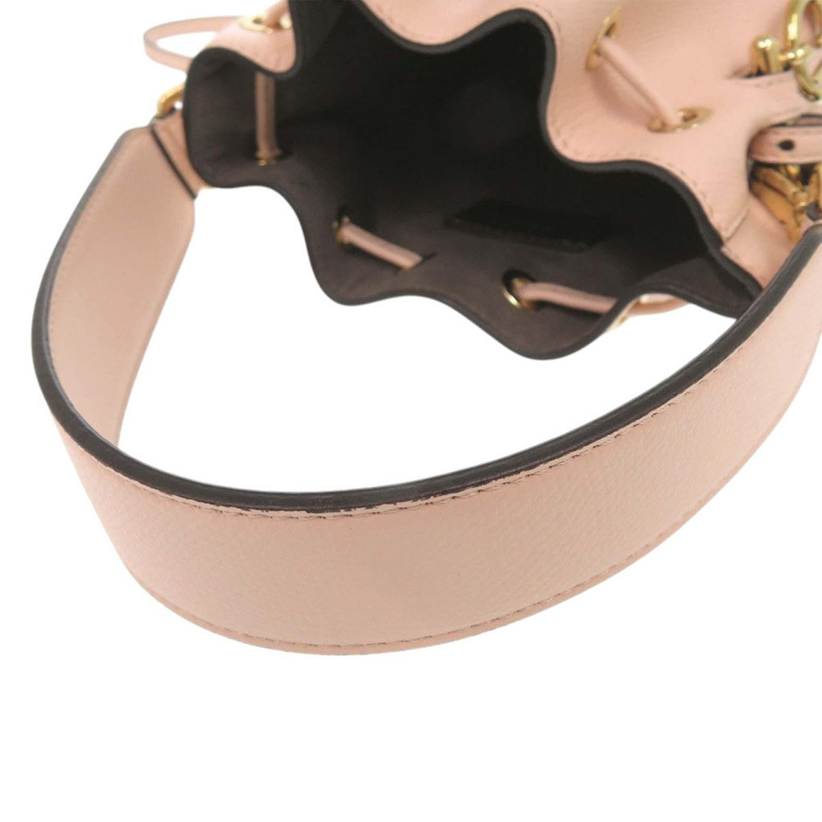 Fendi Mini Calfskin Mon Tresor Bucket Bag