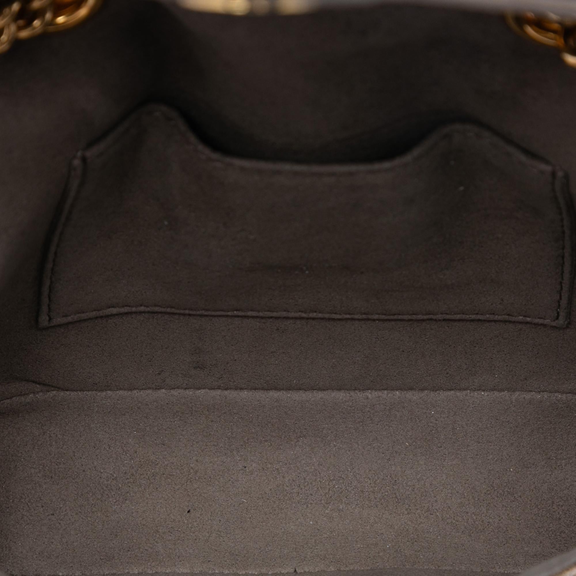 Fendi Mini FF 1974 Glazed Fabric Stamp Patch Crossbody