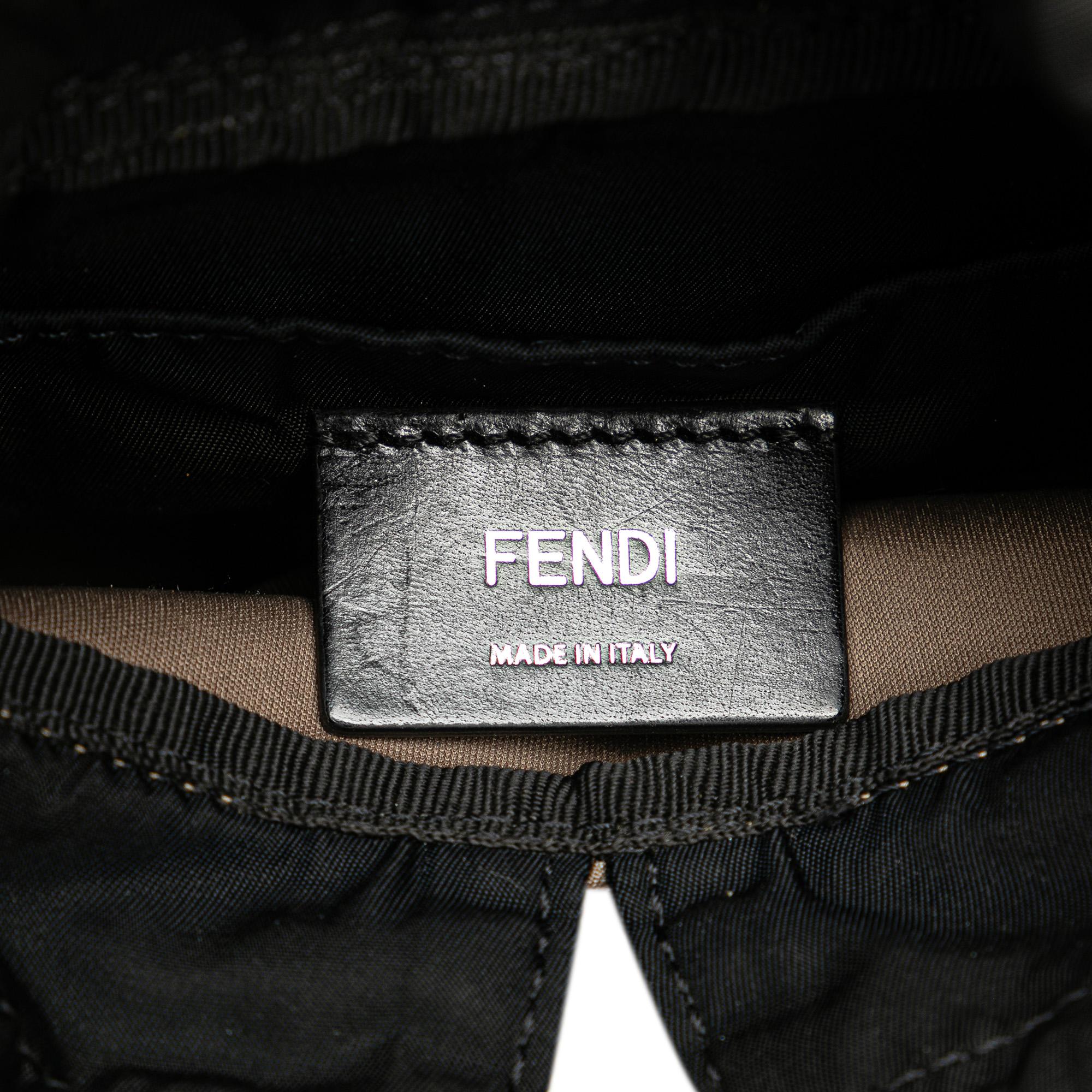 Fendi Mini Fendiness Nylon Convertible Backpack