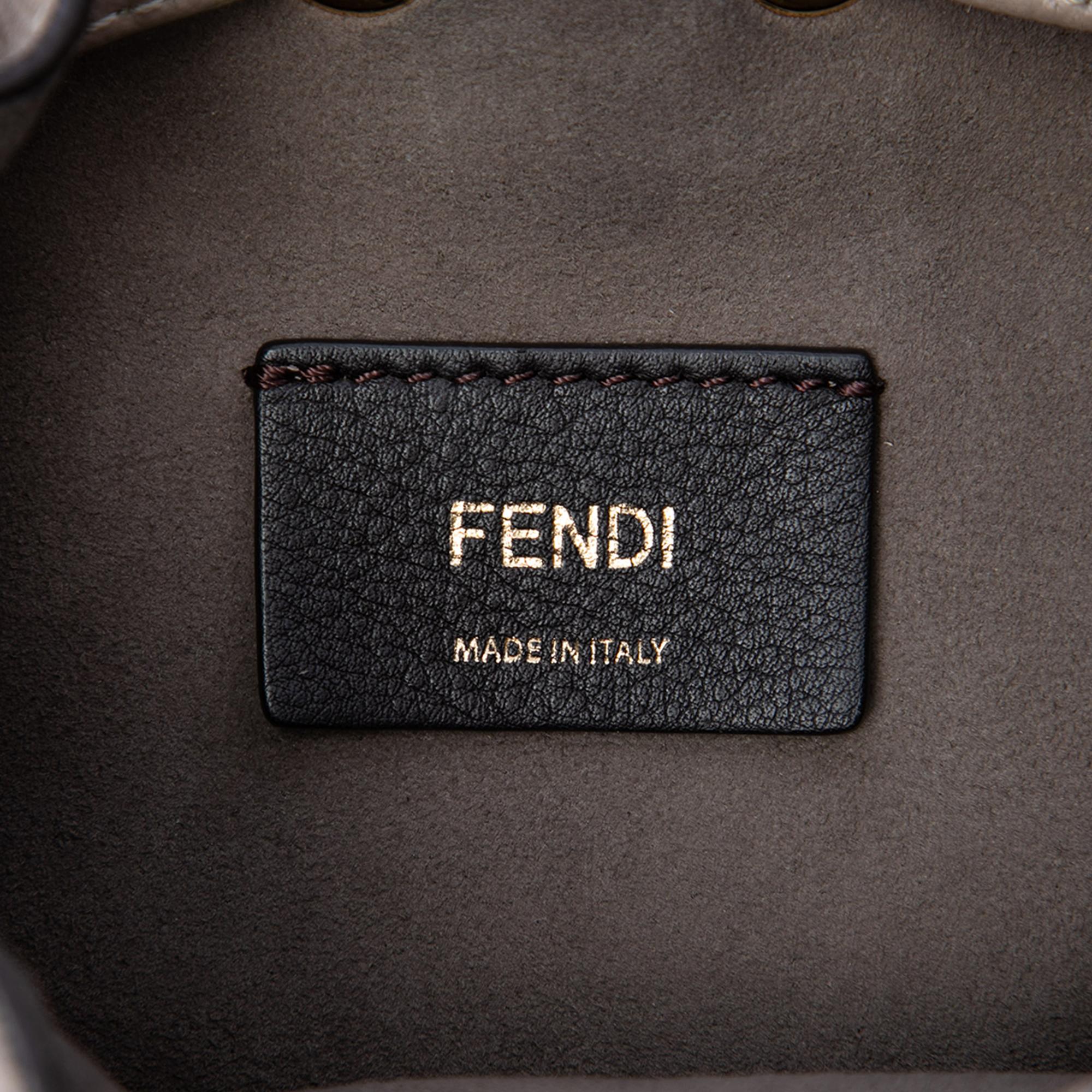 Fendi Mini Leather Mon Tresor Bucket Bag