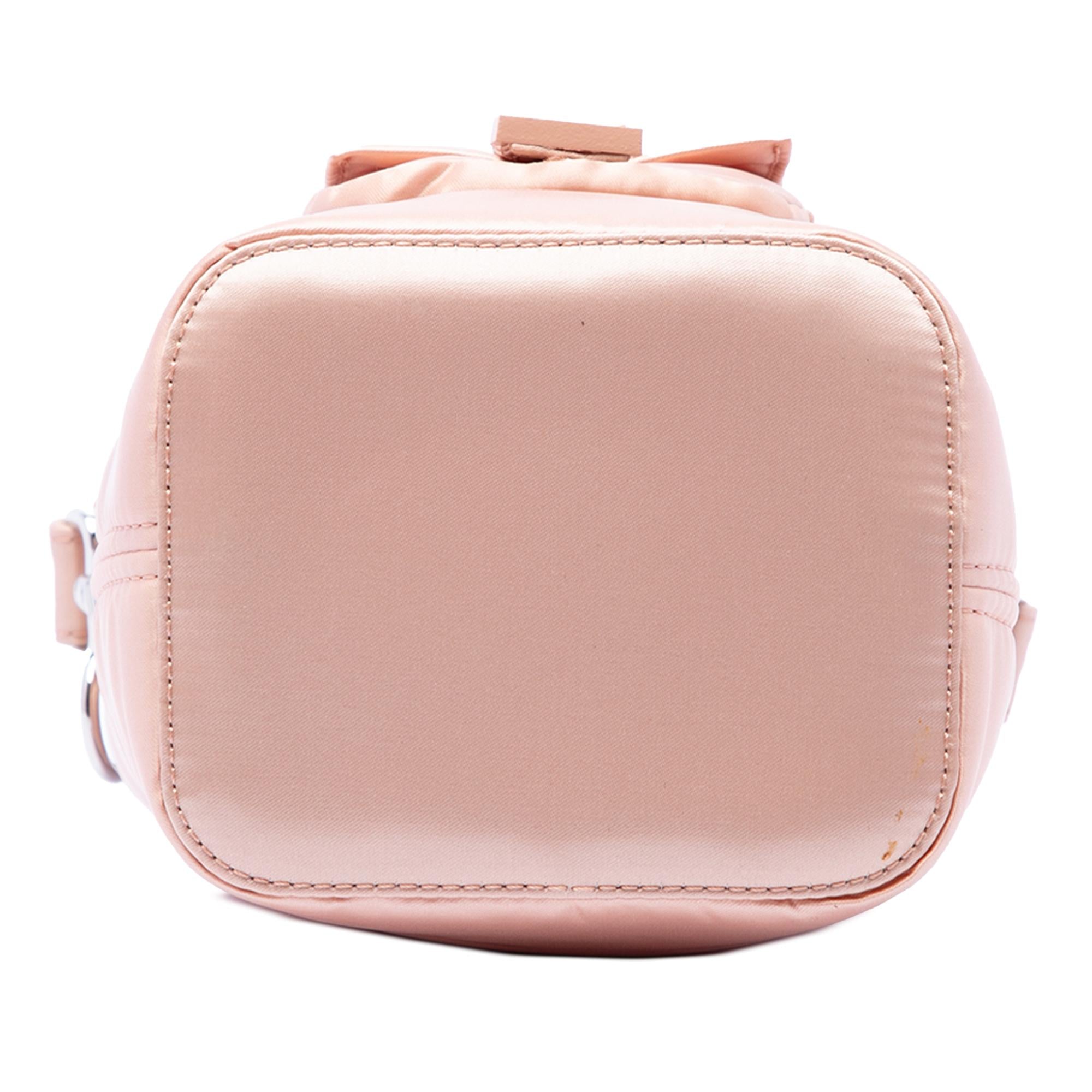 Fendi Mini Satin Mon Tresor Bucket Bag