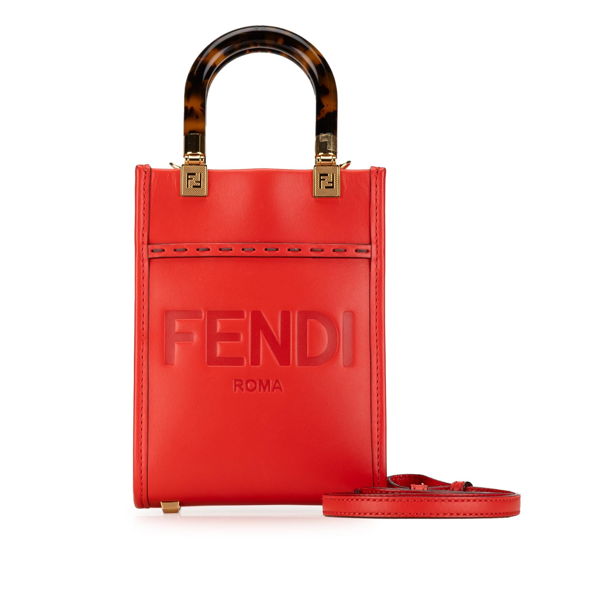Fendi Mini Sunshine Shopper Tote