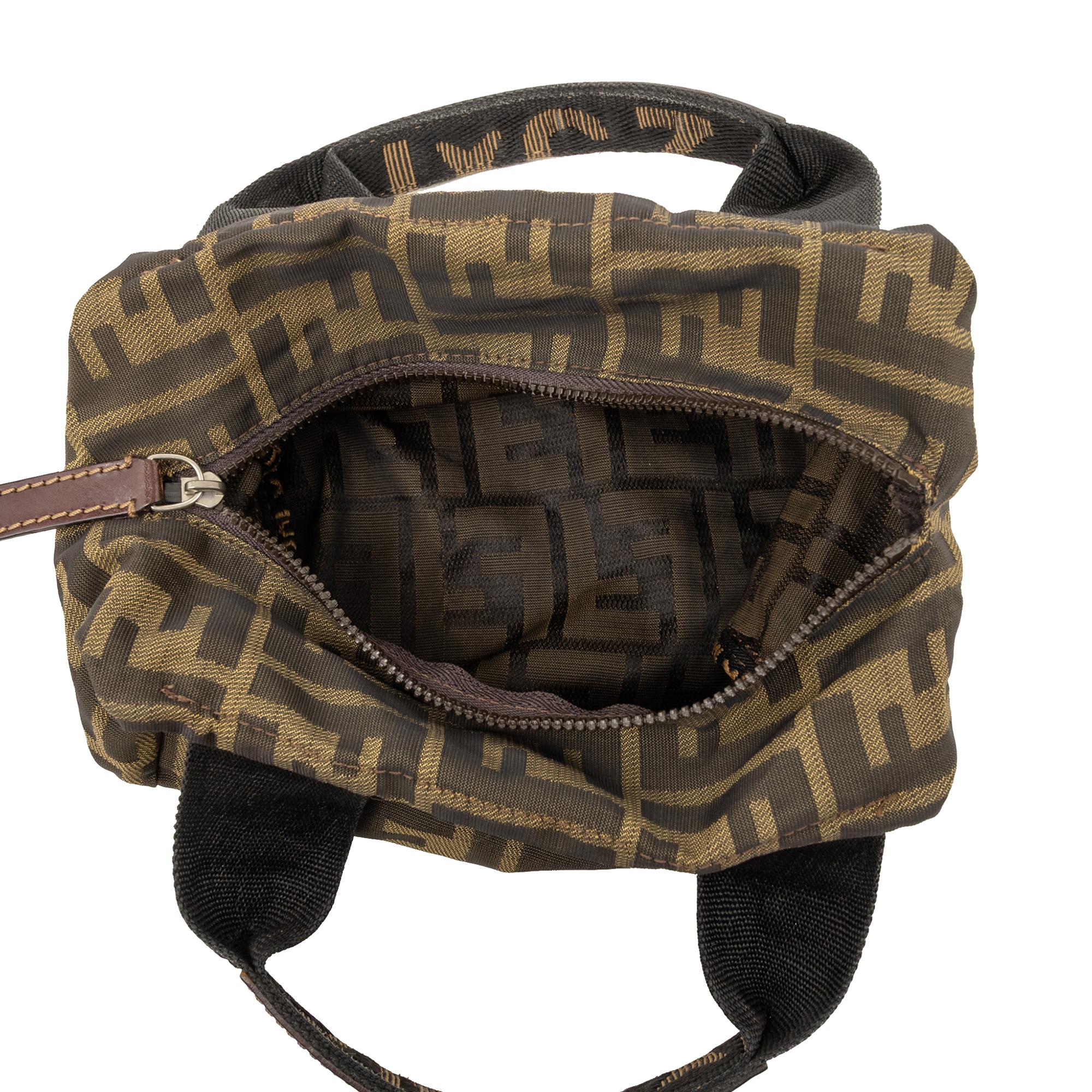 Fendi Mini Zucca Canvas Handbag
