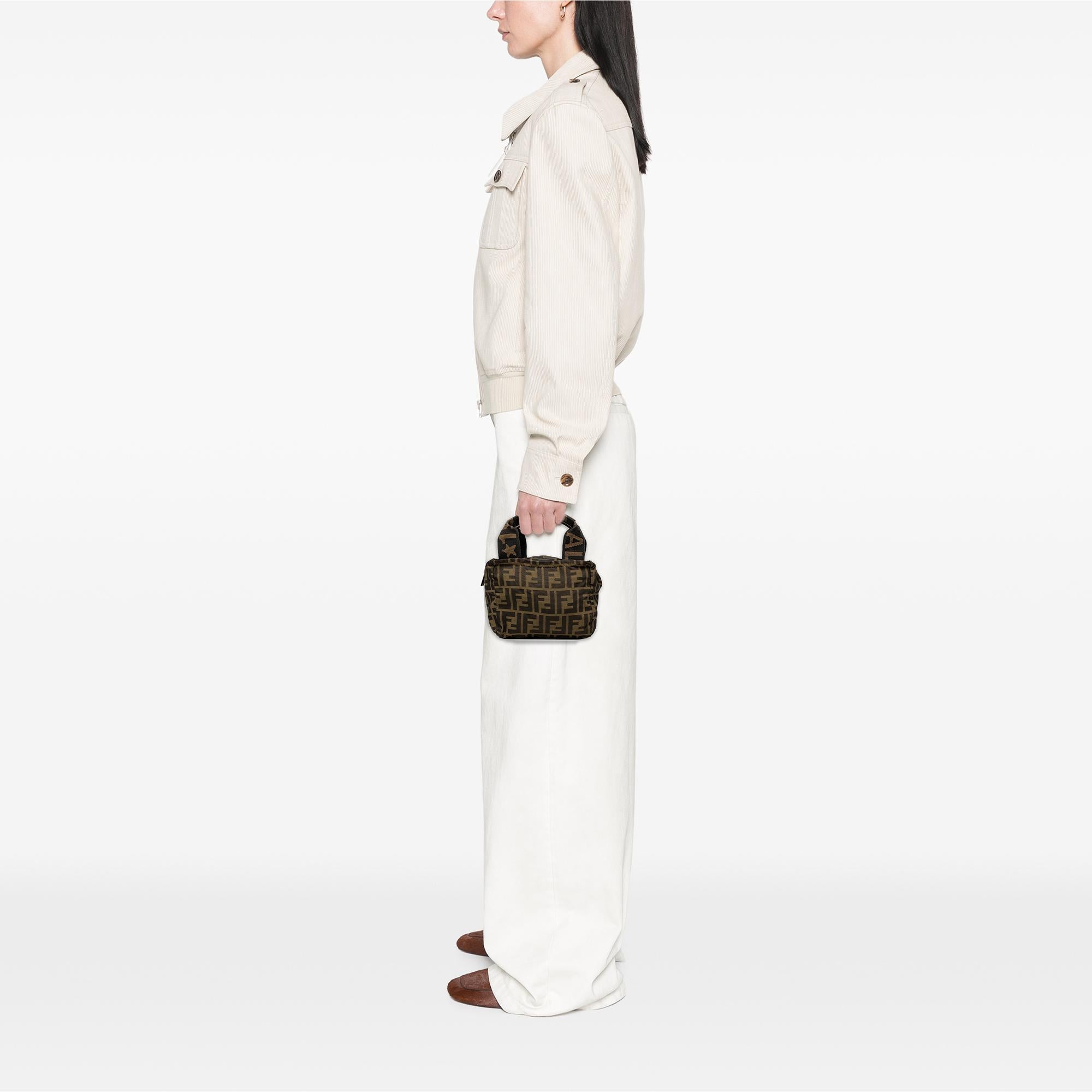 Fendi Mini Zucca Canvas Handbag