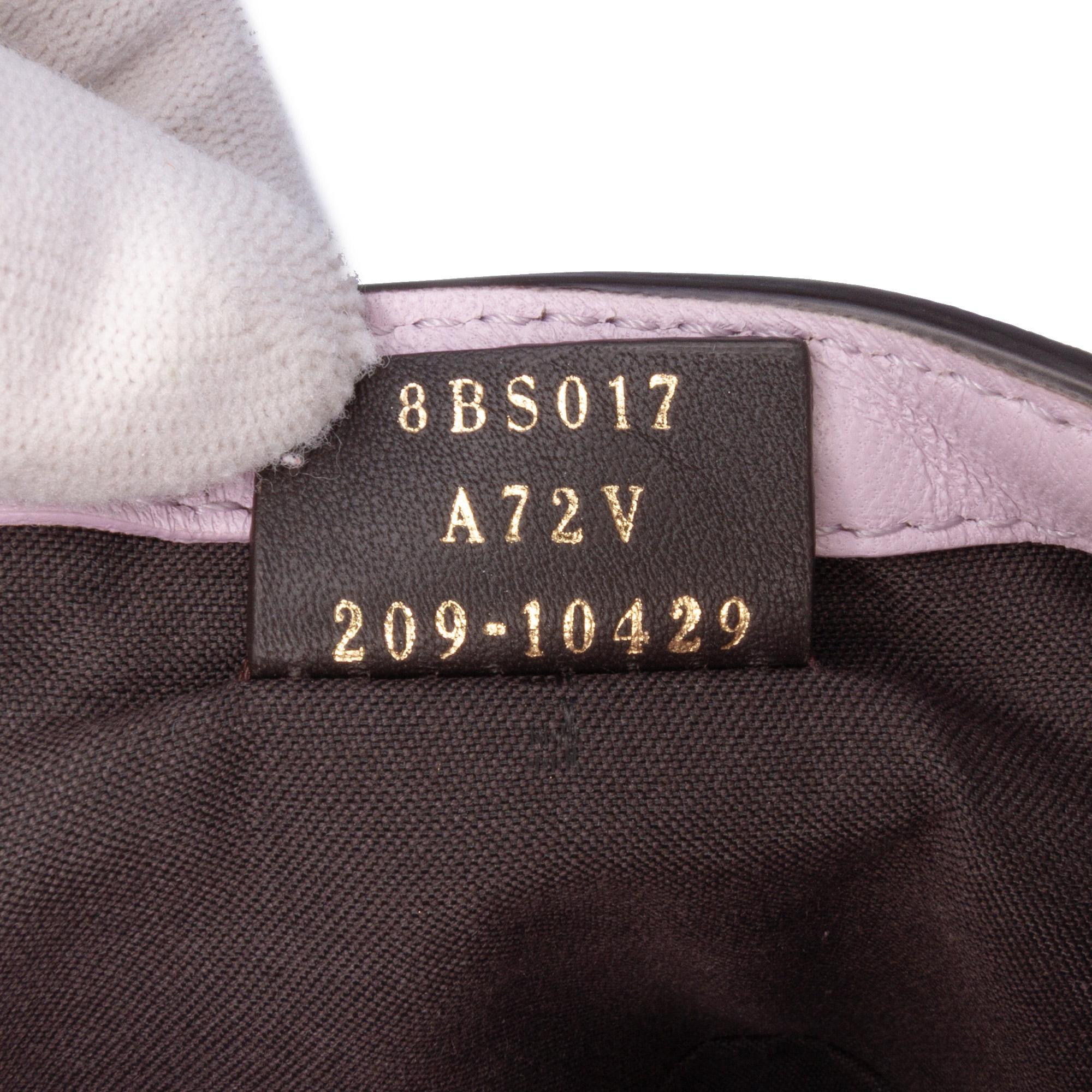 Fendi Mini Zucca Embossed Leather Baguette Satchel