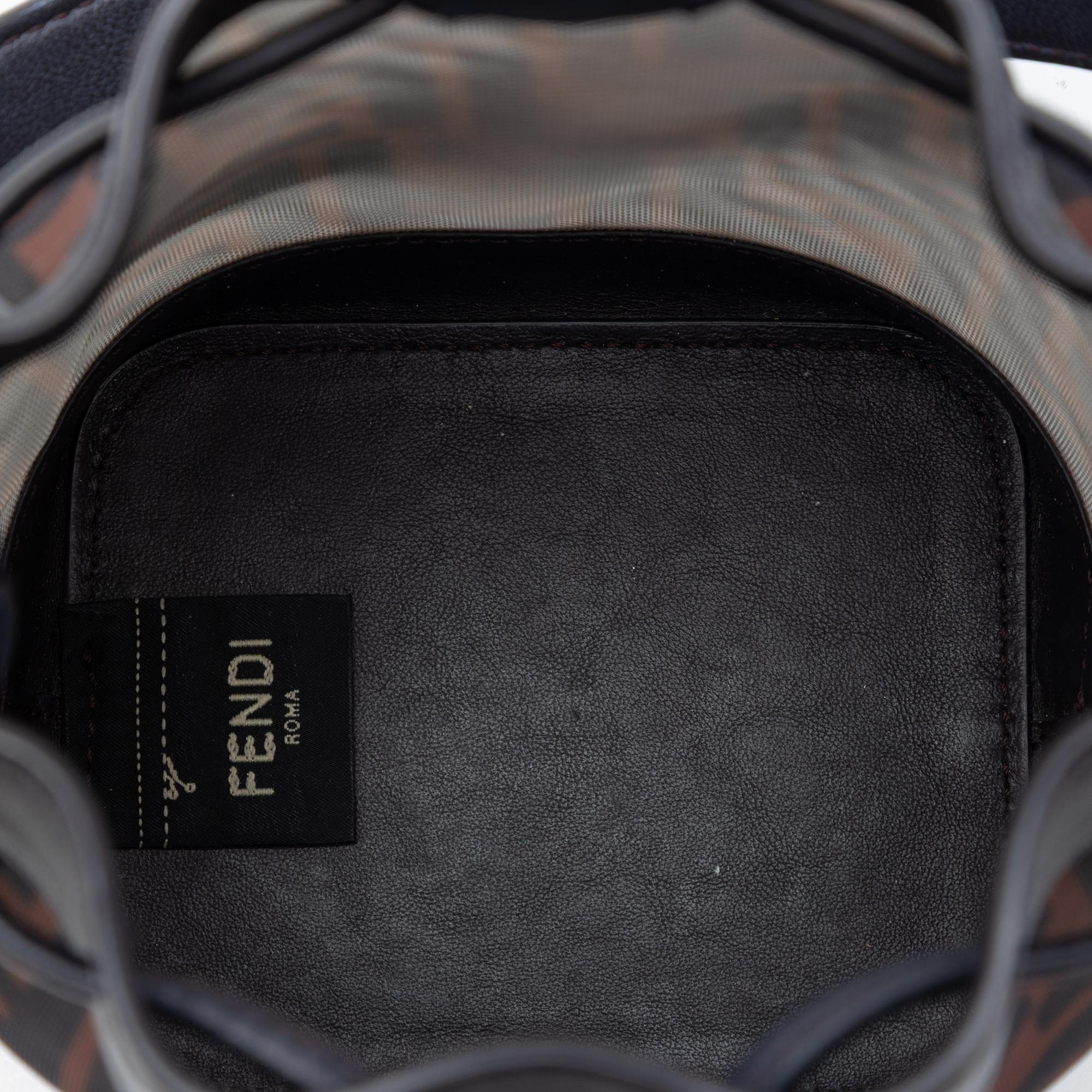 Fendi Mini Zucca Mesh Mon Tresor Bucket Bag