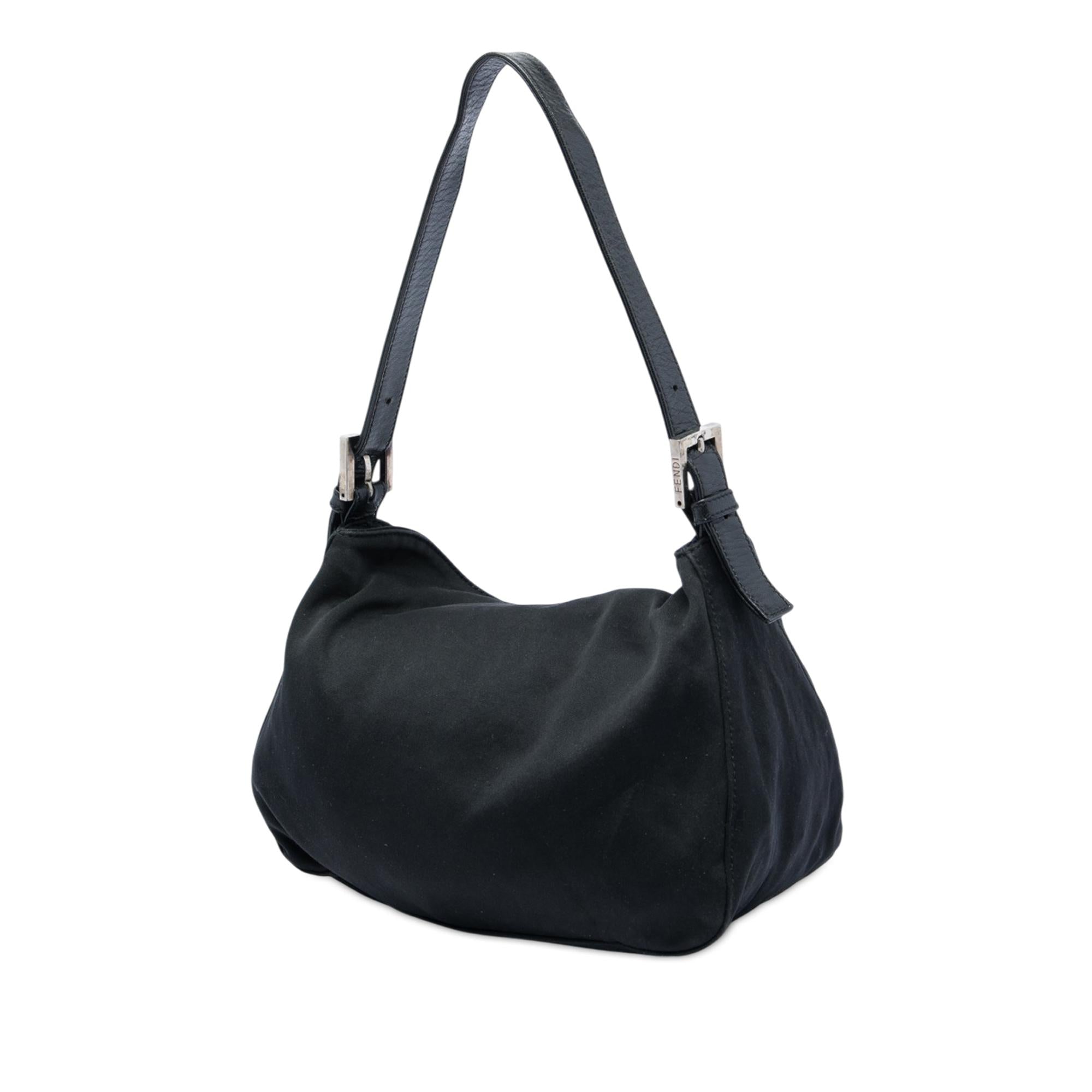 Fendi Neoprene Double Flap Shoulder Bag