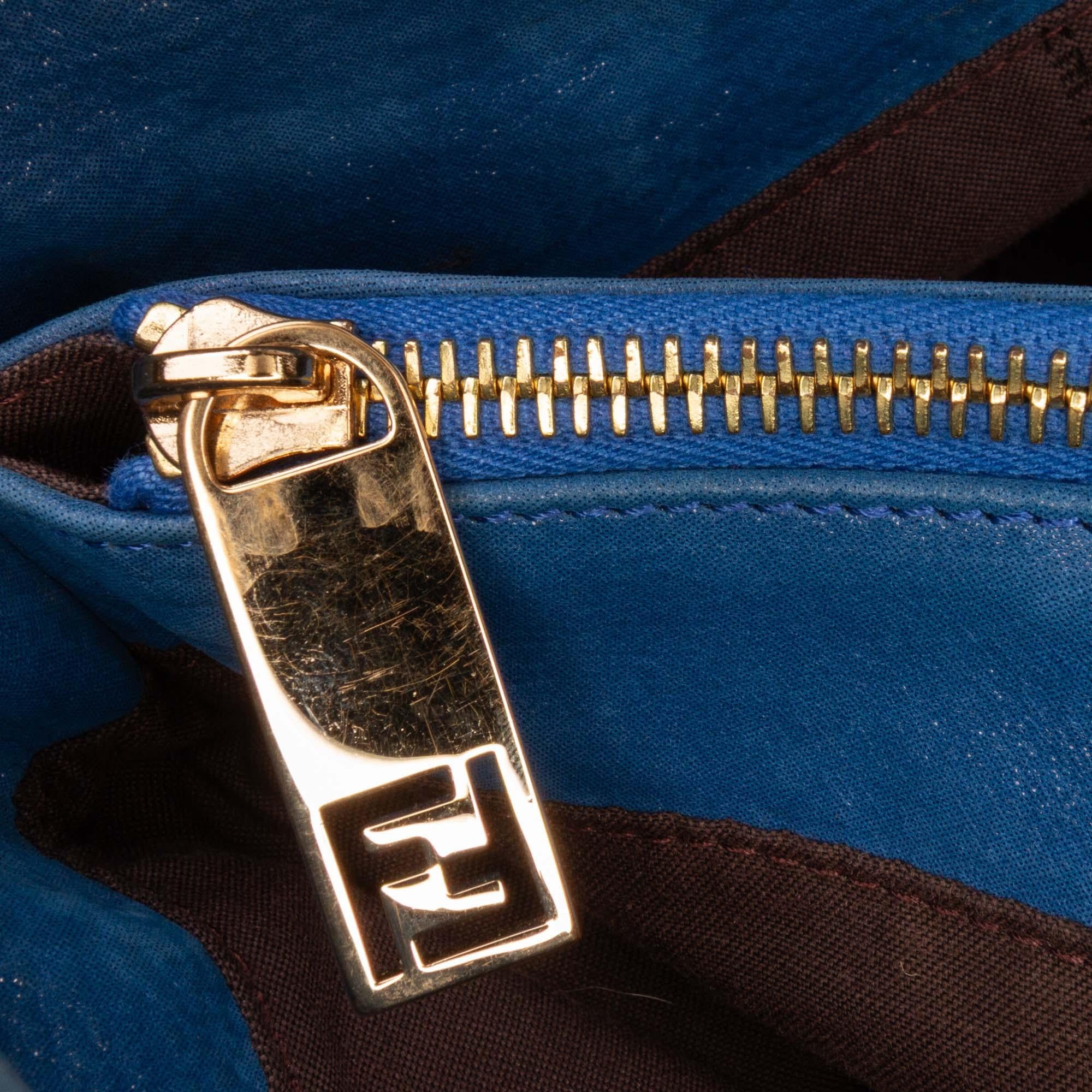 Fendi Nubuck FF Chains Tote