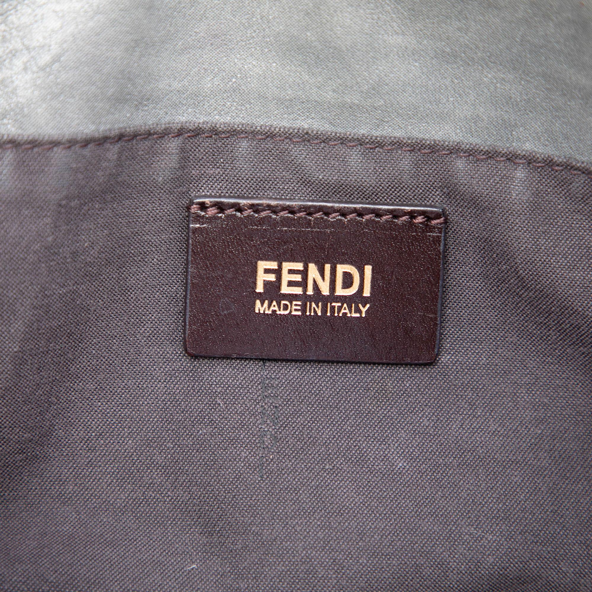 Fendi Nubuck FF Chains Tote