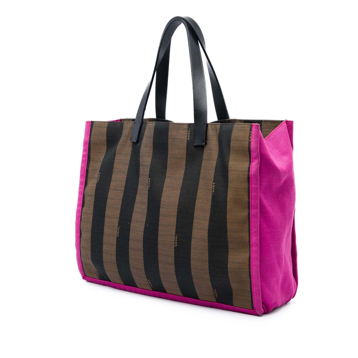 Fendi Pequin Canvas Simply Shopping Tote