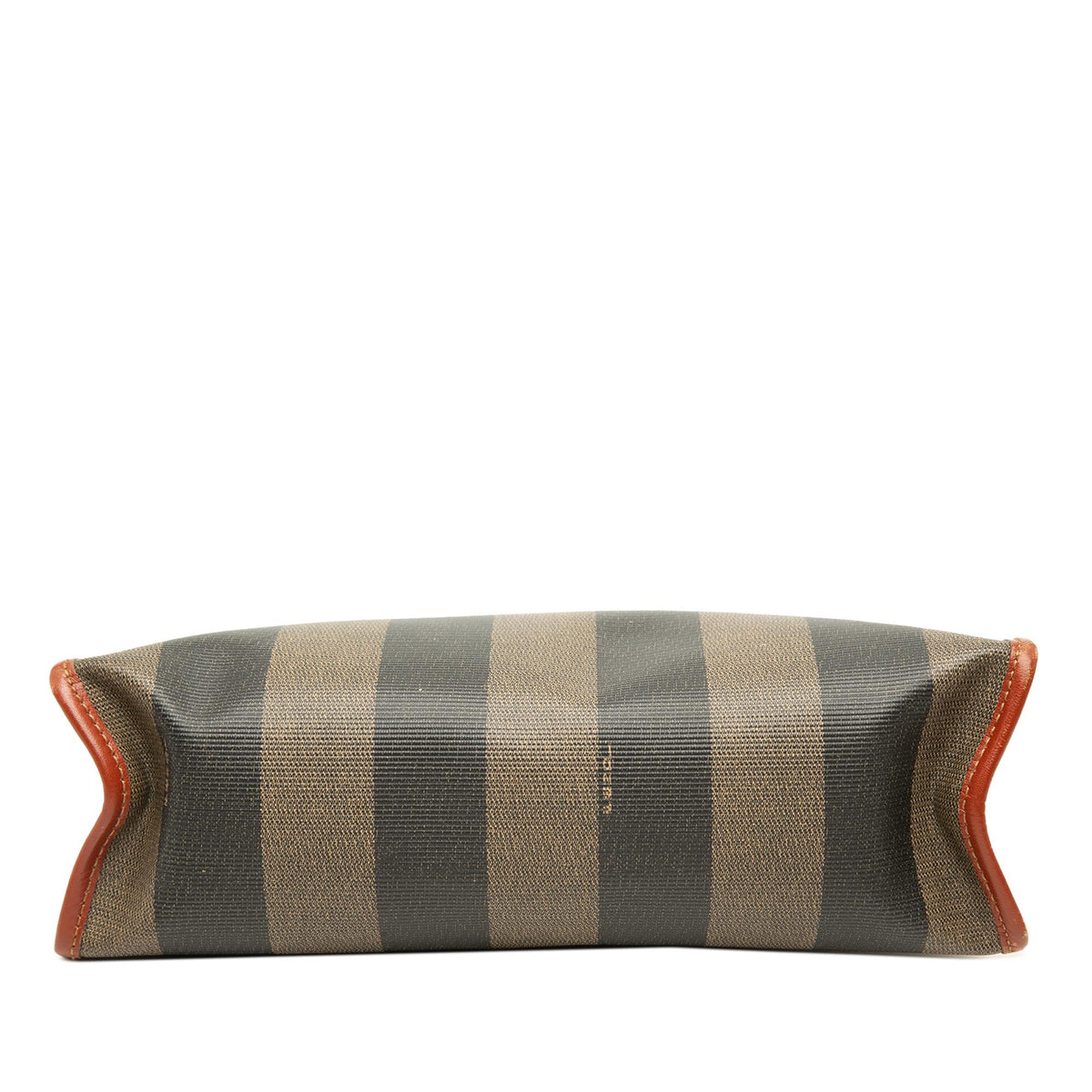 Fendi Pequin Coated Canvas Cosmetic Clutch