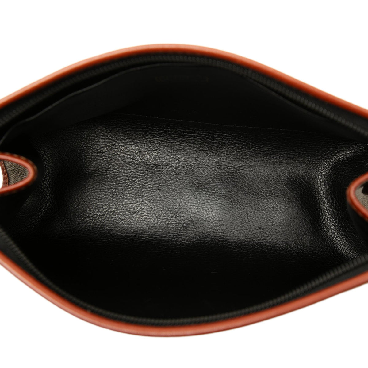 Fendi Pequin Coated Canvas Cosmetic Clutch