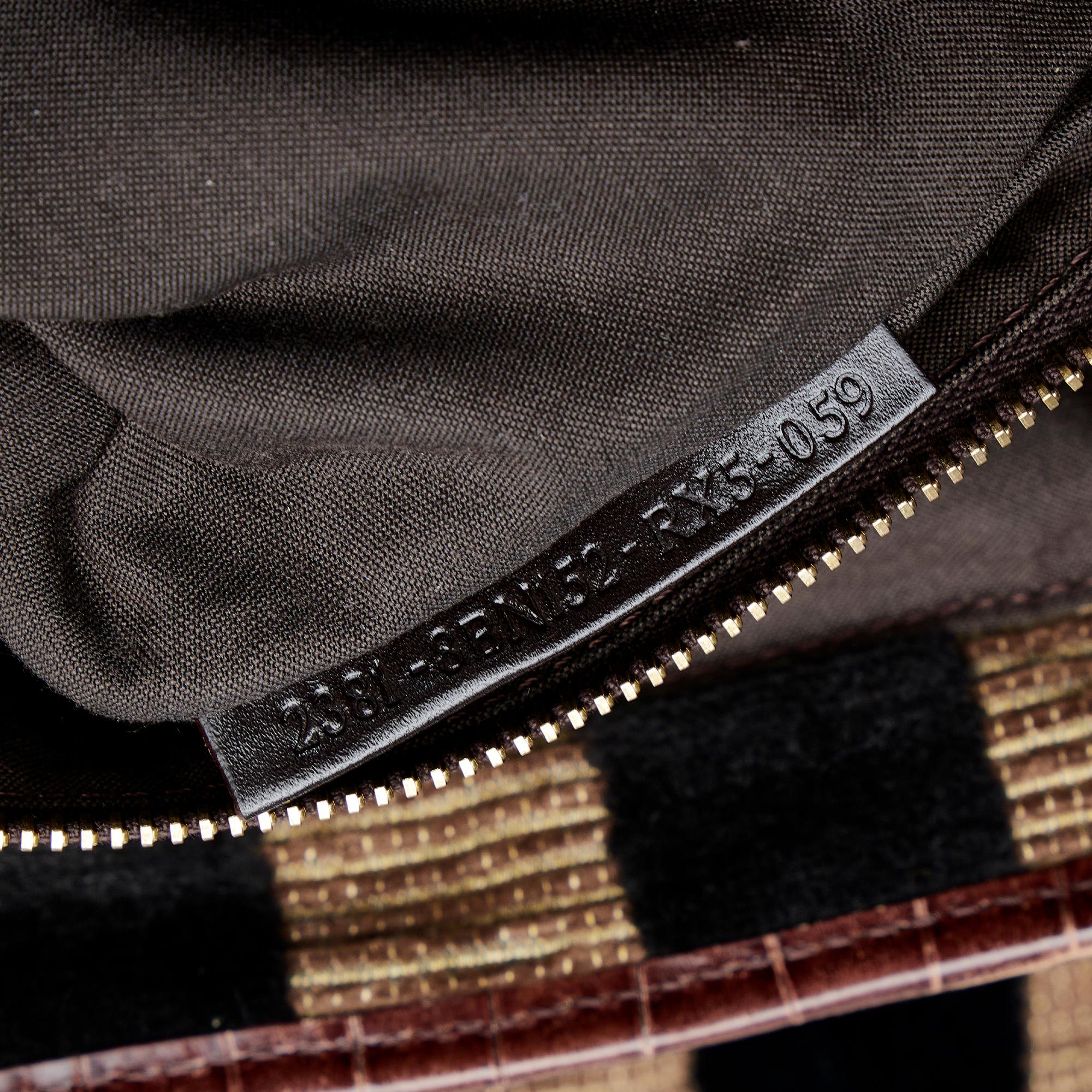 Fendi Pequin Handbag (SHG-UTQaNE)