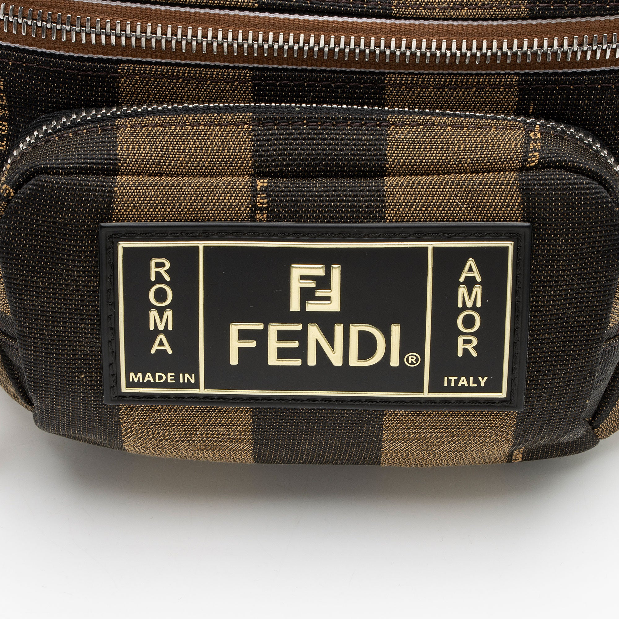 Fendi Pequin Logo Belt Bag