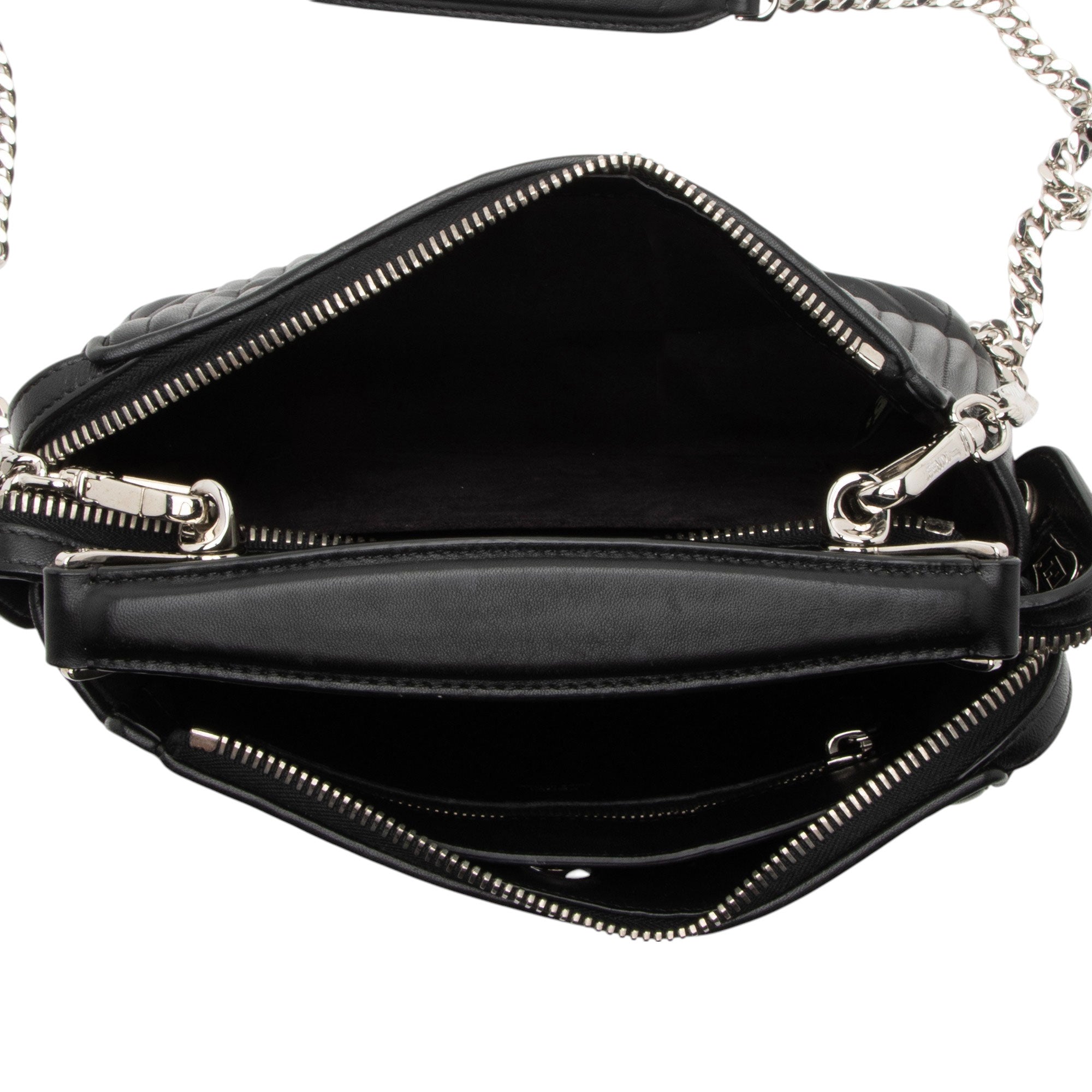 Fendi Quilted Leather Dotcom Small Shoulder Bag