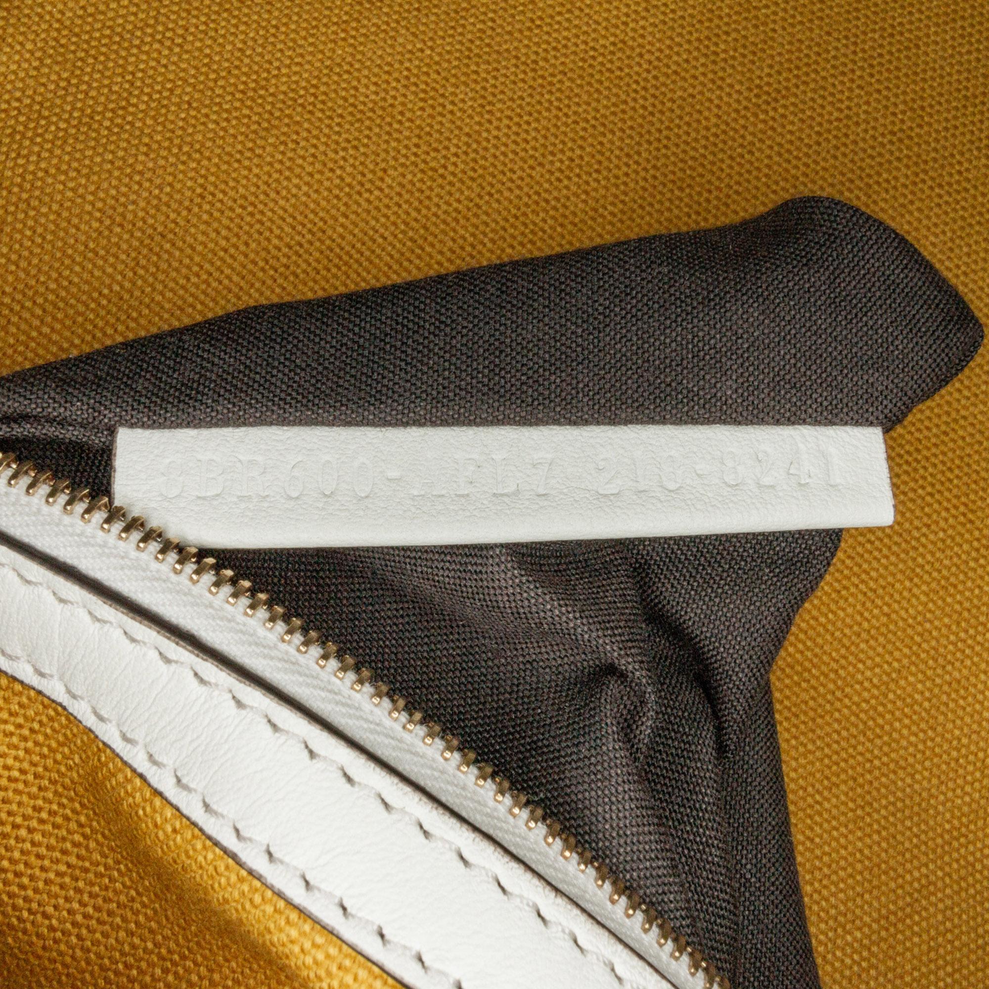 Fendi Sarah Coleman FF Canvas Fisheye Baguette Satchel (SHG-aug0AB)