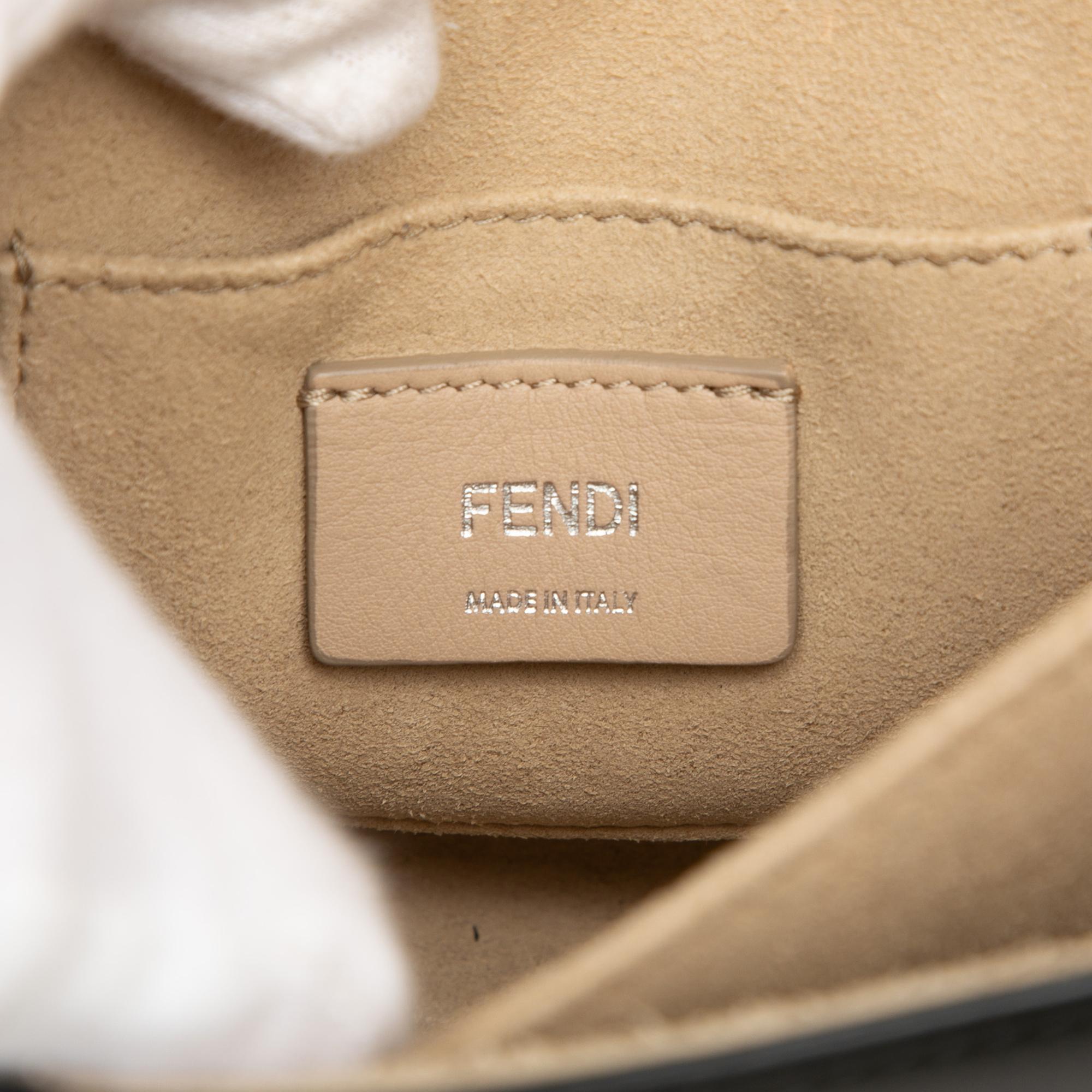 Fendi Small Leather Kan I Crossbody