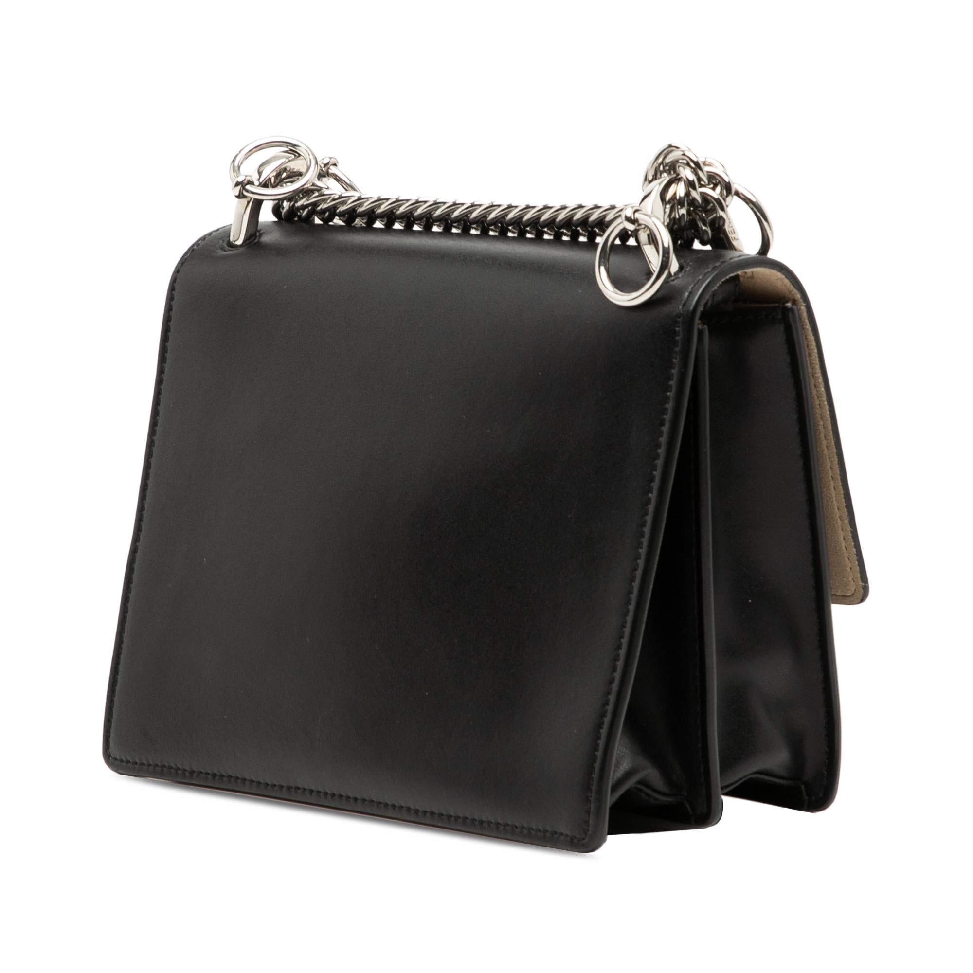 Fendi Small Leather Kan I Crossbody