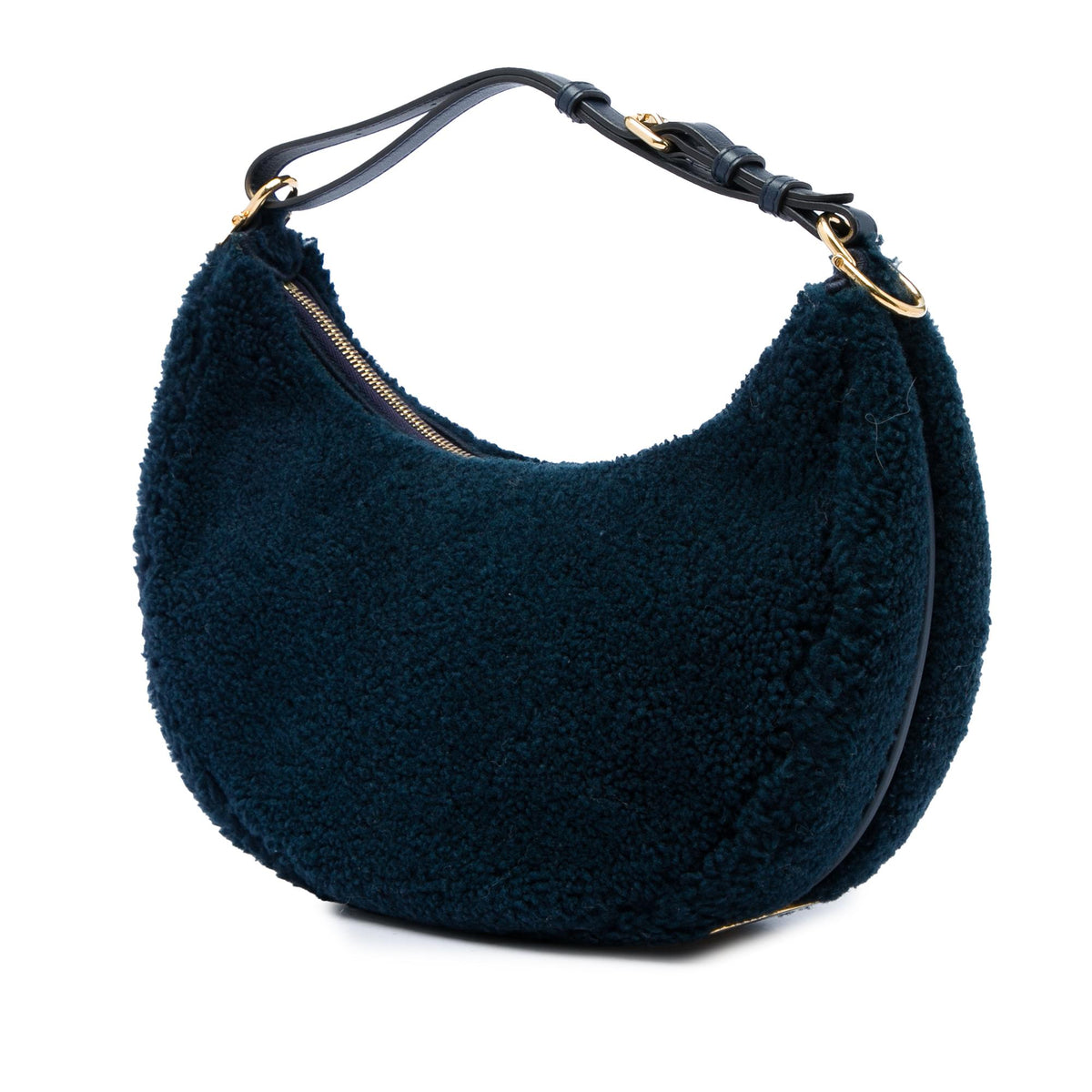 Fendi Small Shearling Fendigraphy Hobo