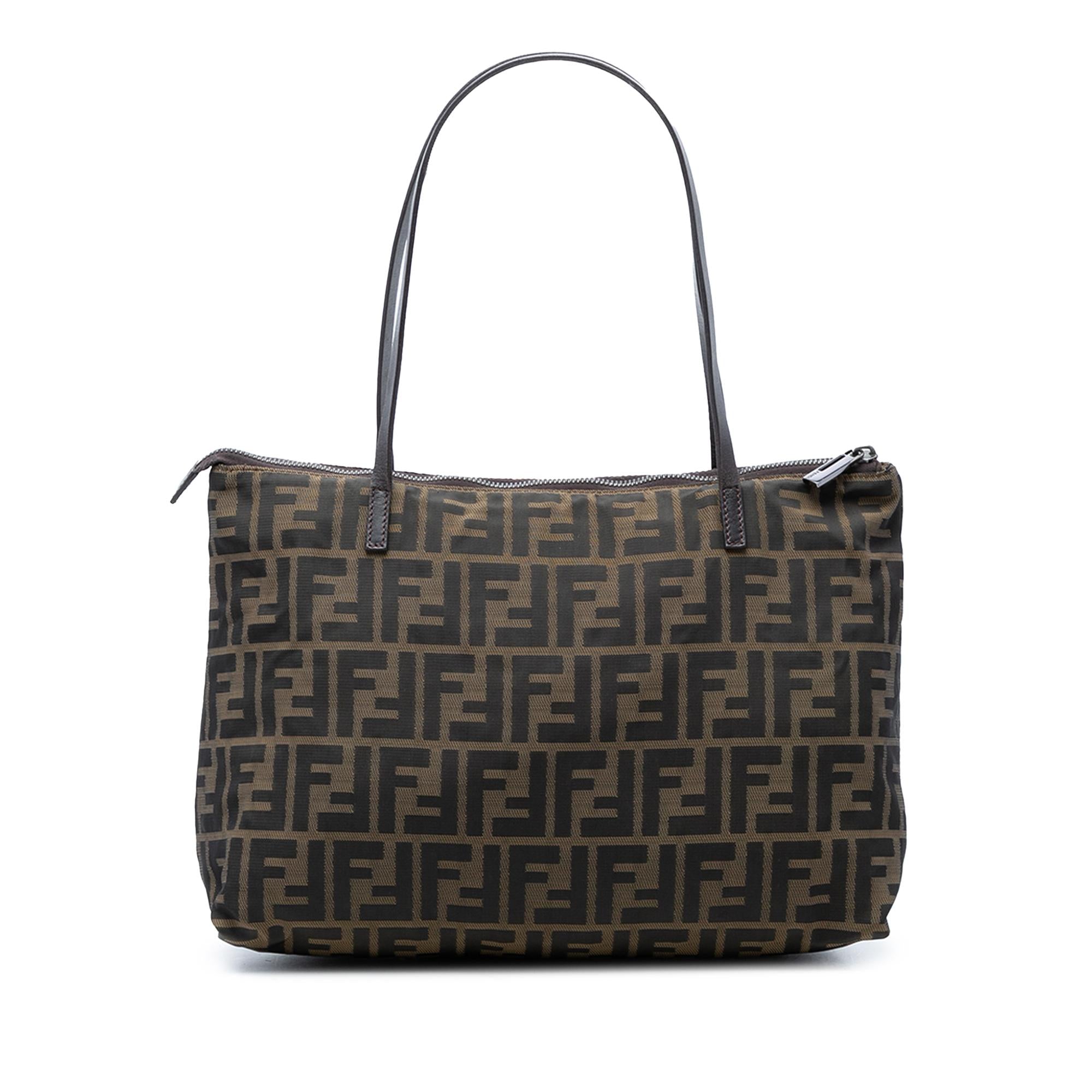 Fendi Small Zucca Canvas Tote