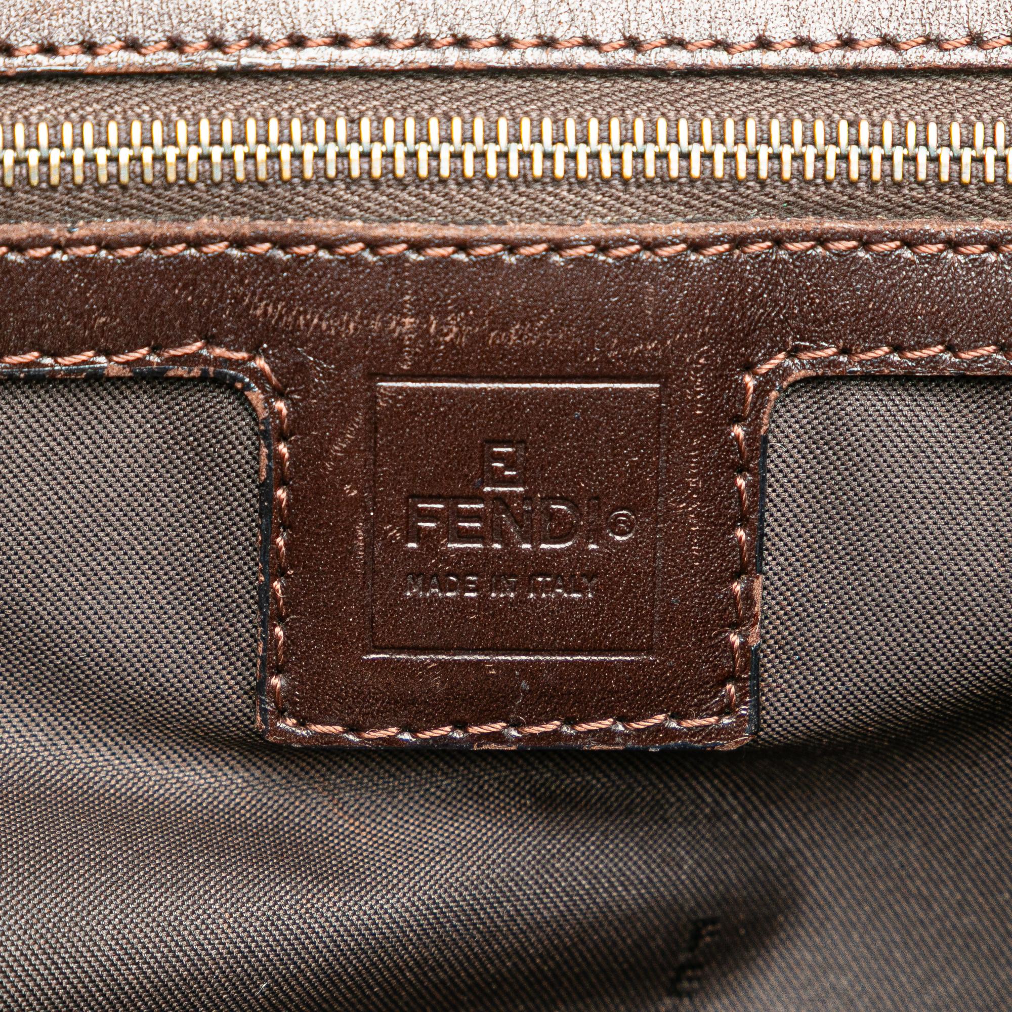 Fendi Small Zucca Canvas Twins Tote