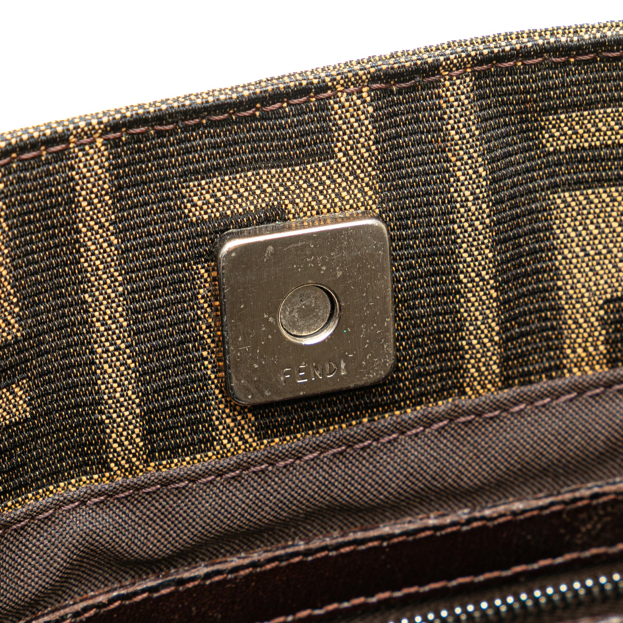 Fendi Small Zucca Canvas Twins Tote