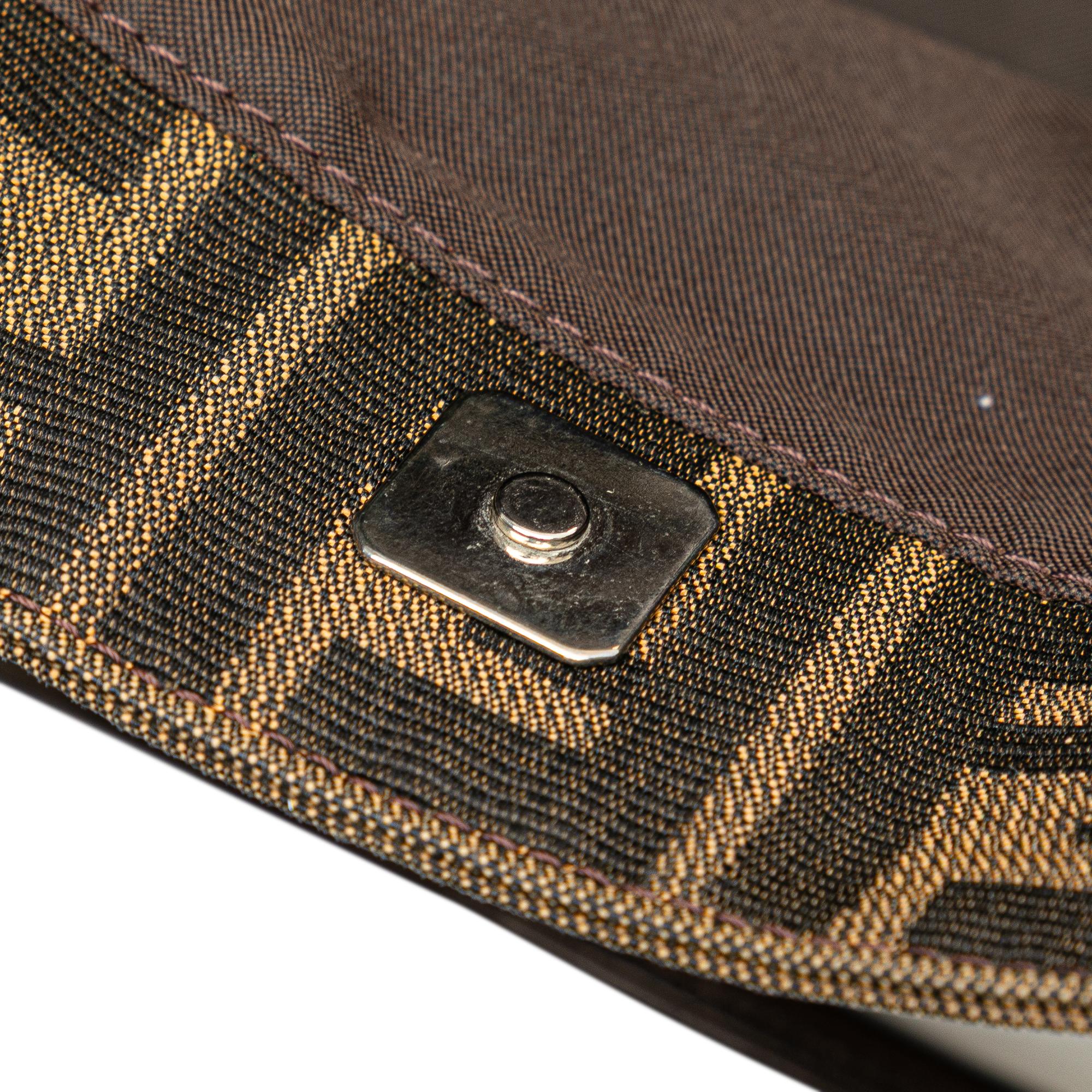Fendi Small Zucca Canvas Twins Tote