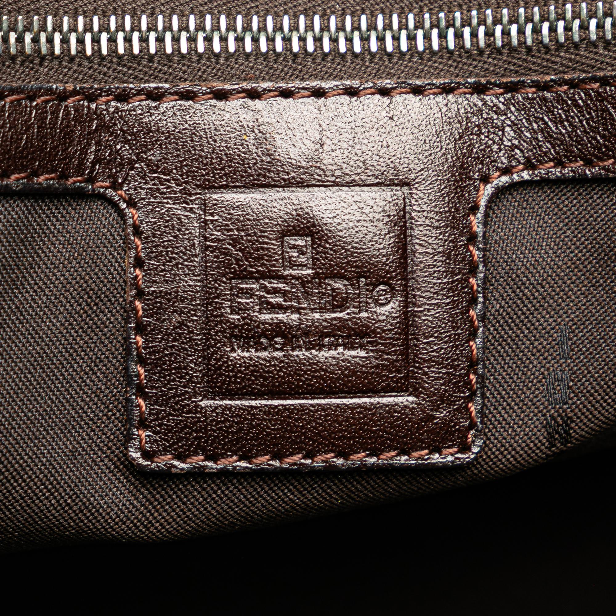 Fendi Small Zucca Canvas Twins Tote