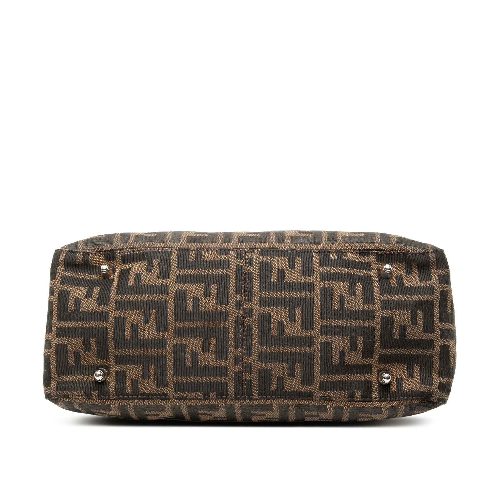 Fendi Small Zucca Canvas Twins Tote