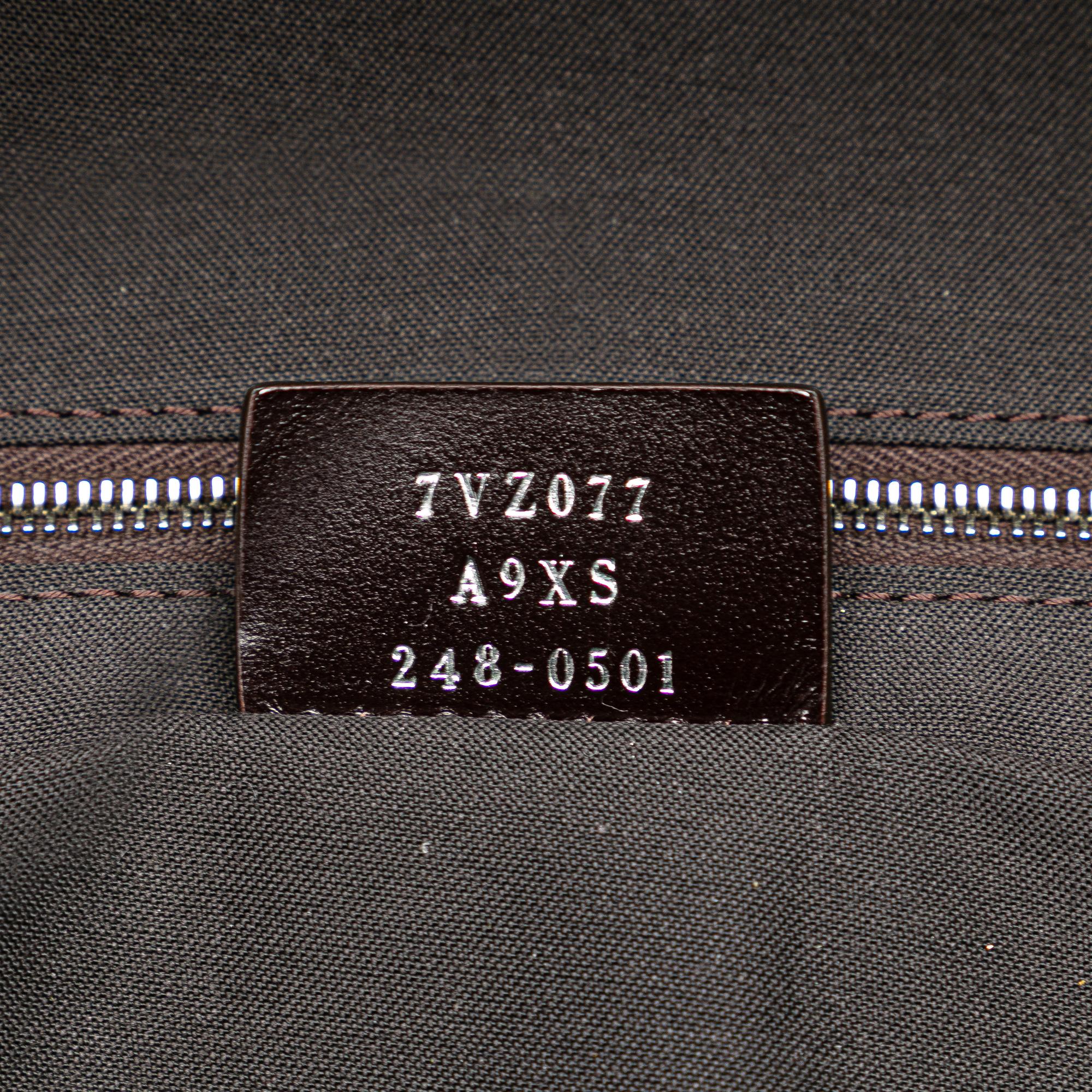 Fendi Small Zucca Coated Canvas Chiodo Diagonal Backpack