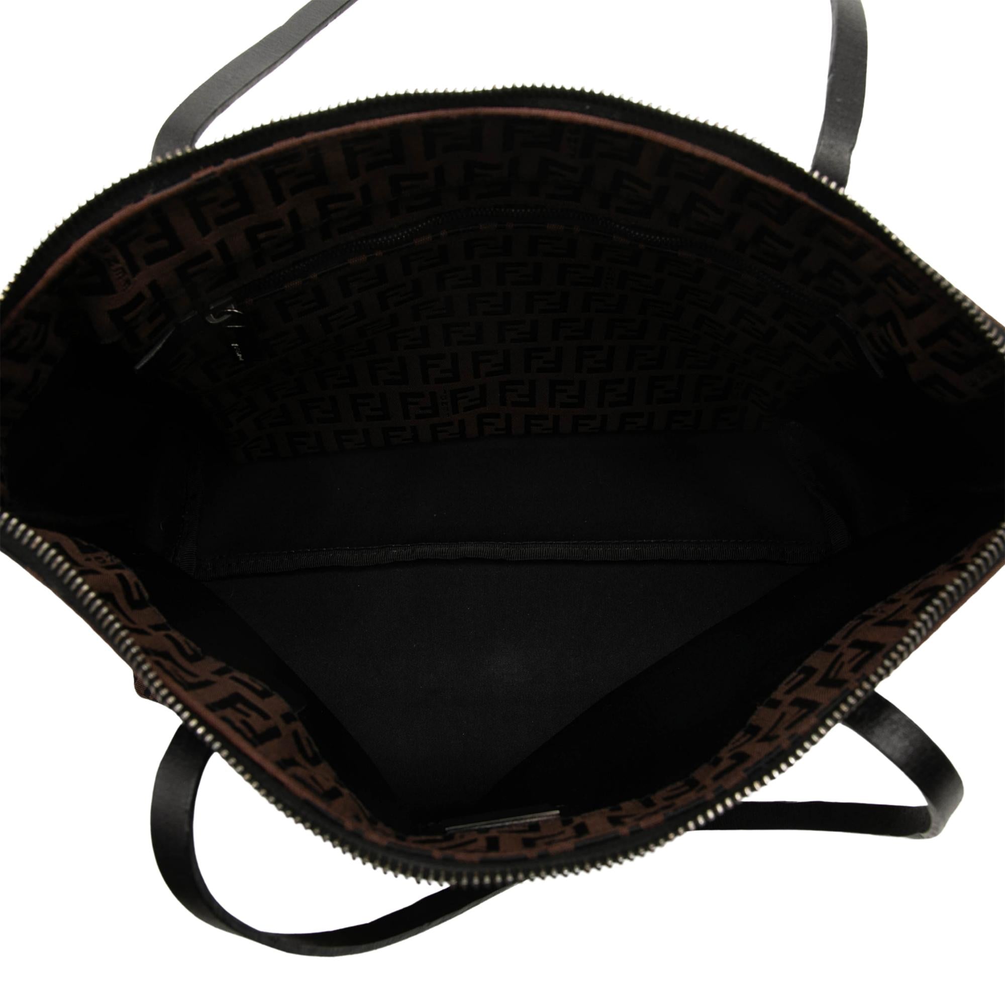 Fendi Small Zucchino Canvas Tote