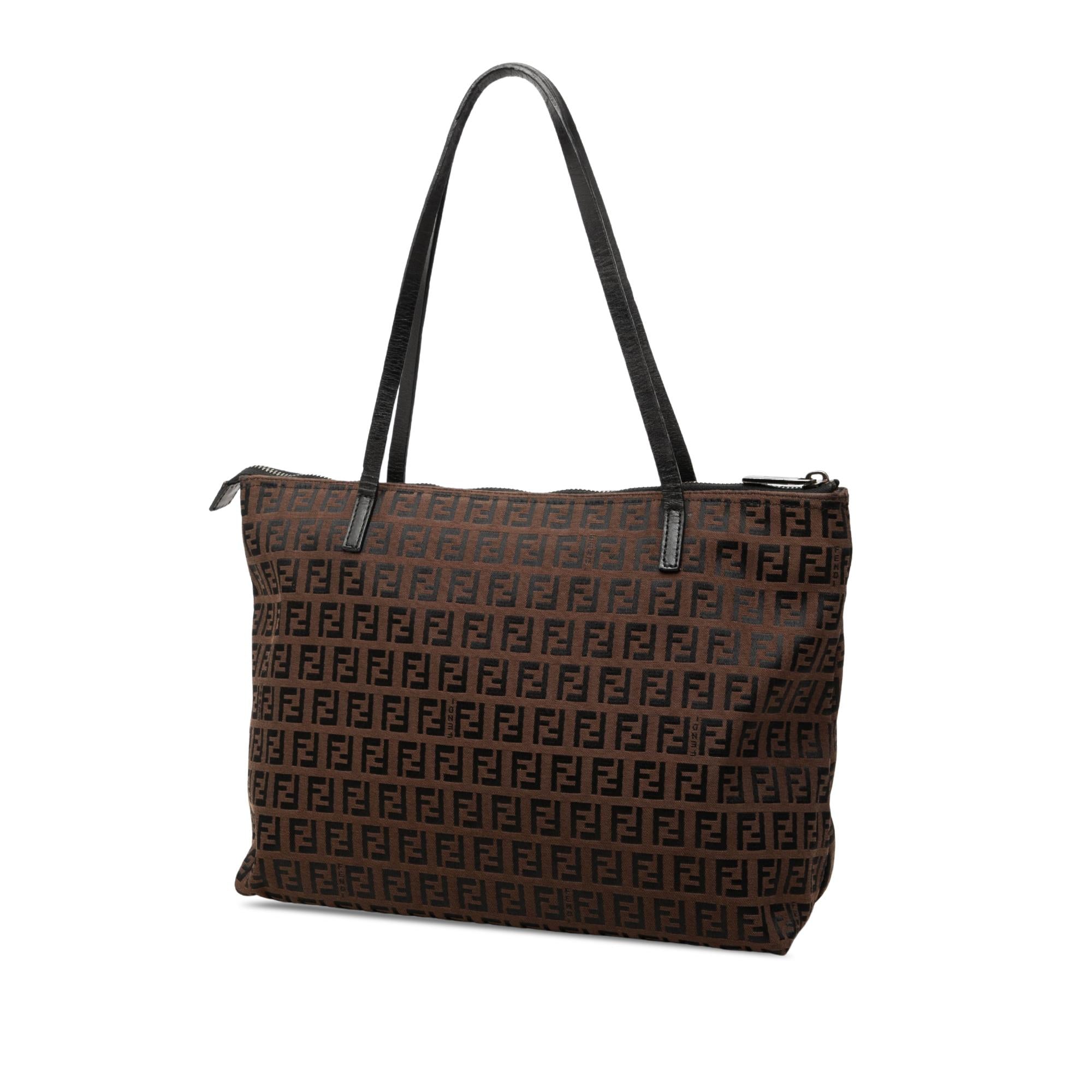 Fendi Small Zucchino Canvas Tote