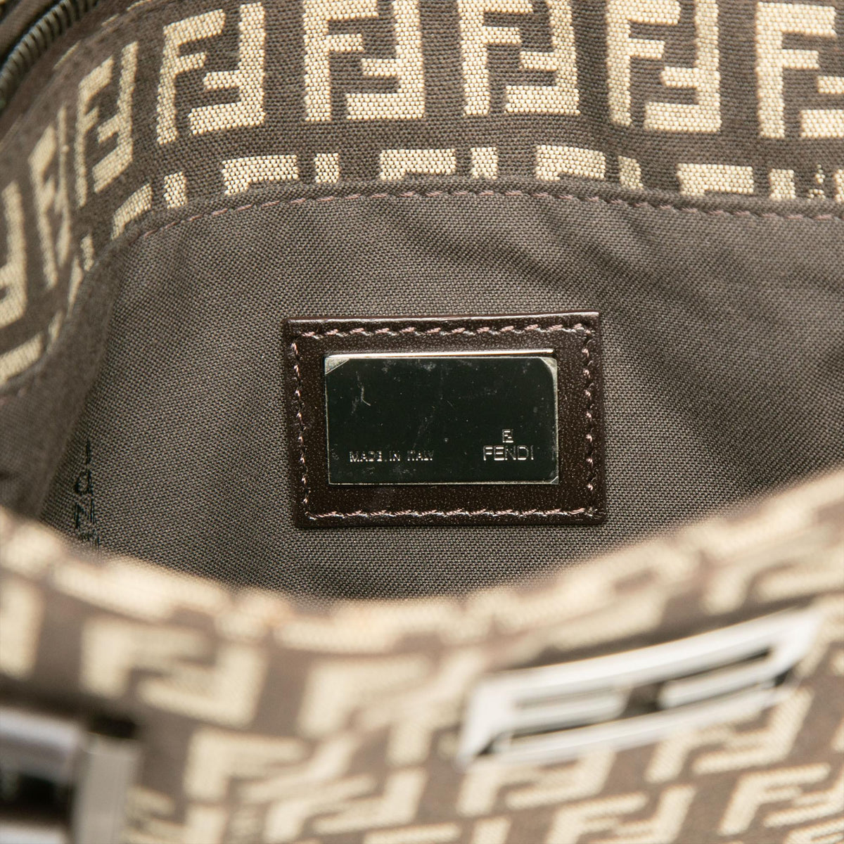 Fendi Small Zucchino Canvas Tote