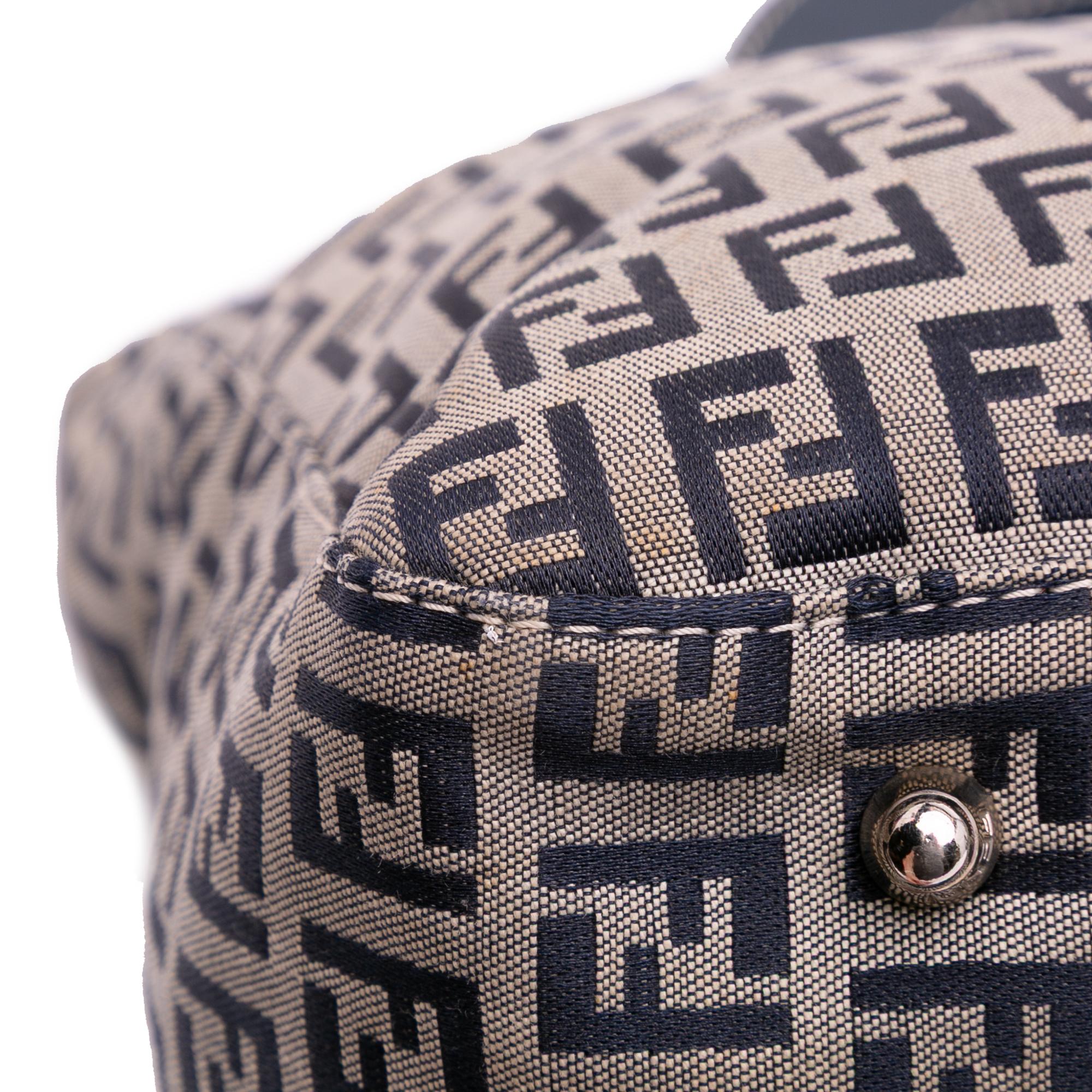 Fendi Small Zucchino Canvas Twins Tote