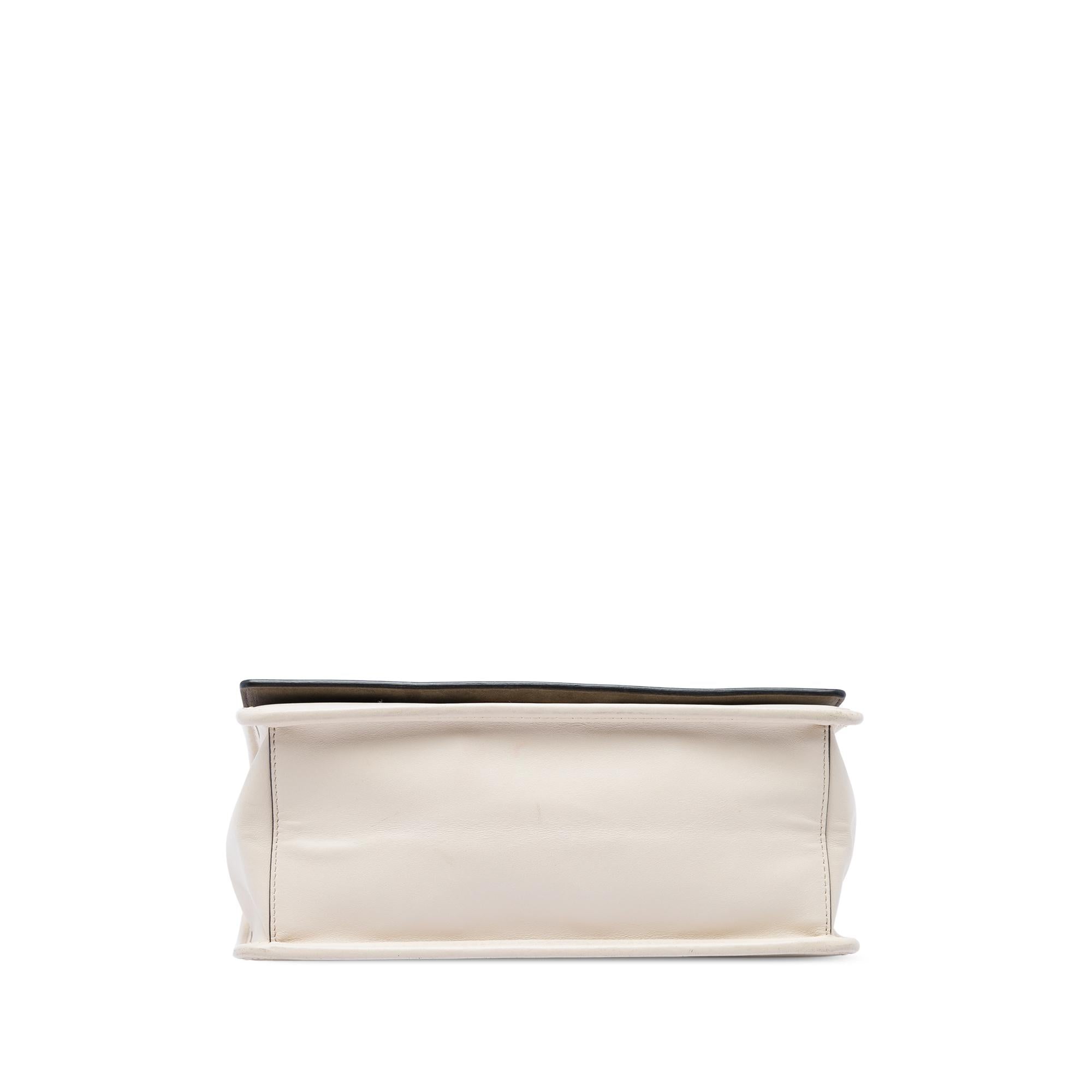 Fendi Smooth Leather Kan I F Satchel