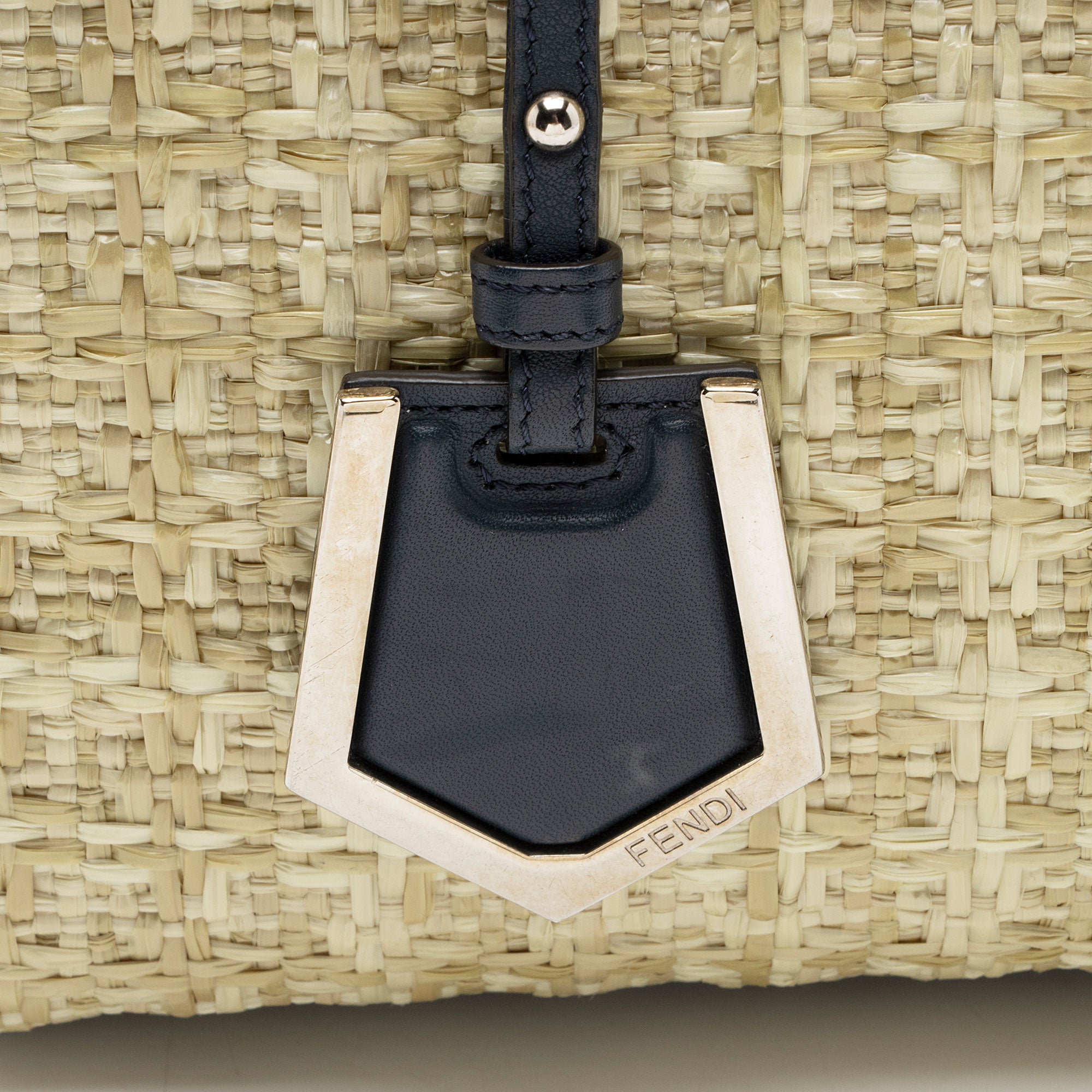 Fendi Raffia Petite 2Jours Tote
